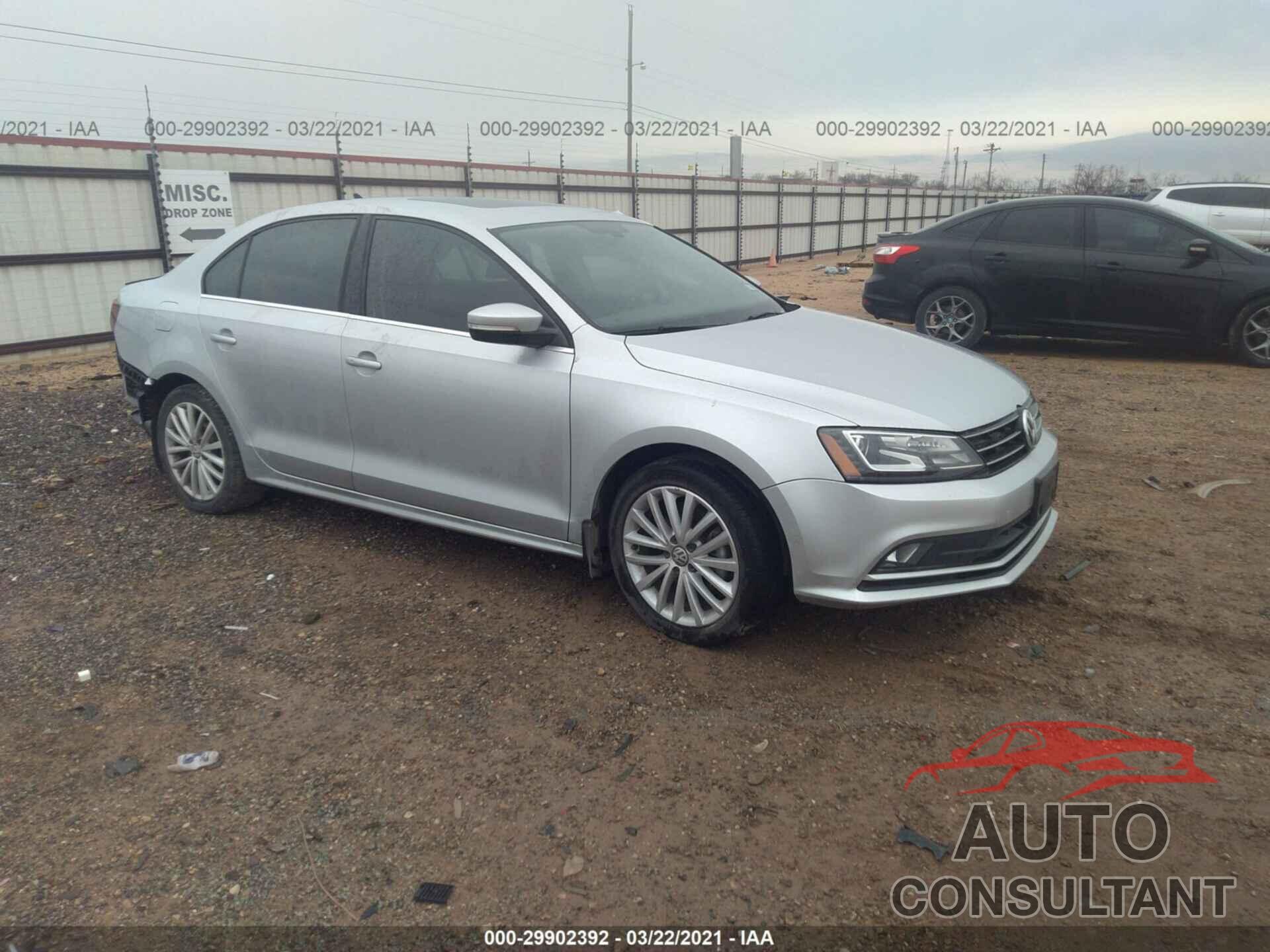 VOLKSWAGEN JETTA SEDAN 2016 - 3VWL07AJ5GM333389