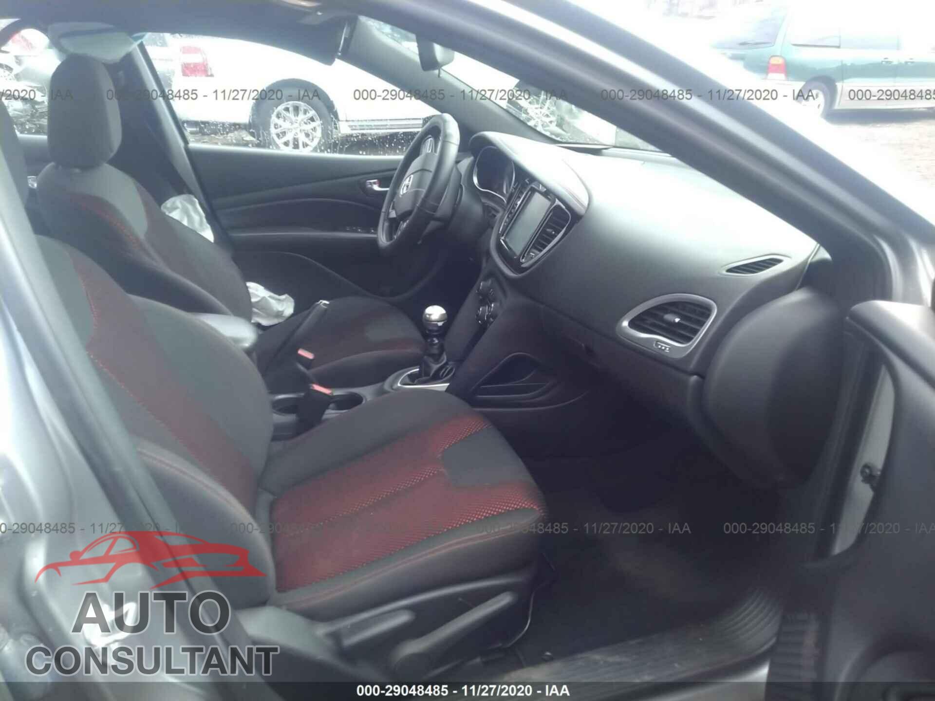DODGE DART 2016 - 1C3CDFBB4GD504142