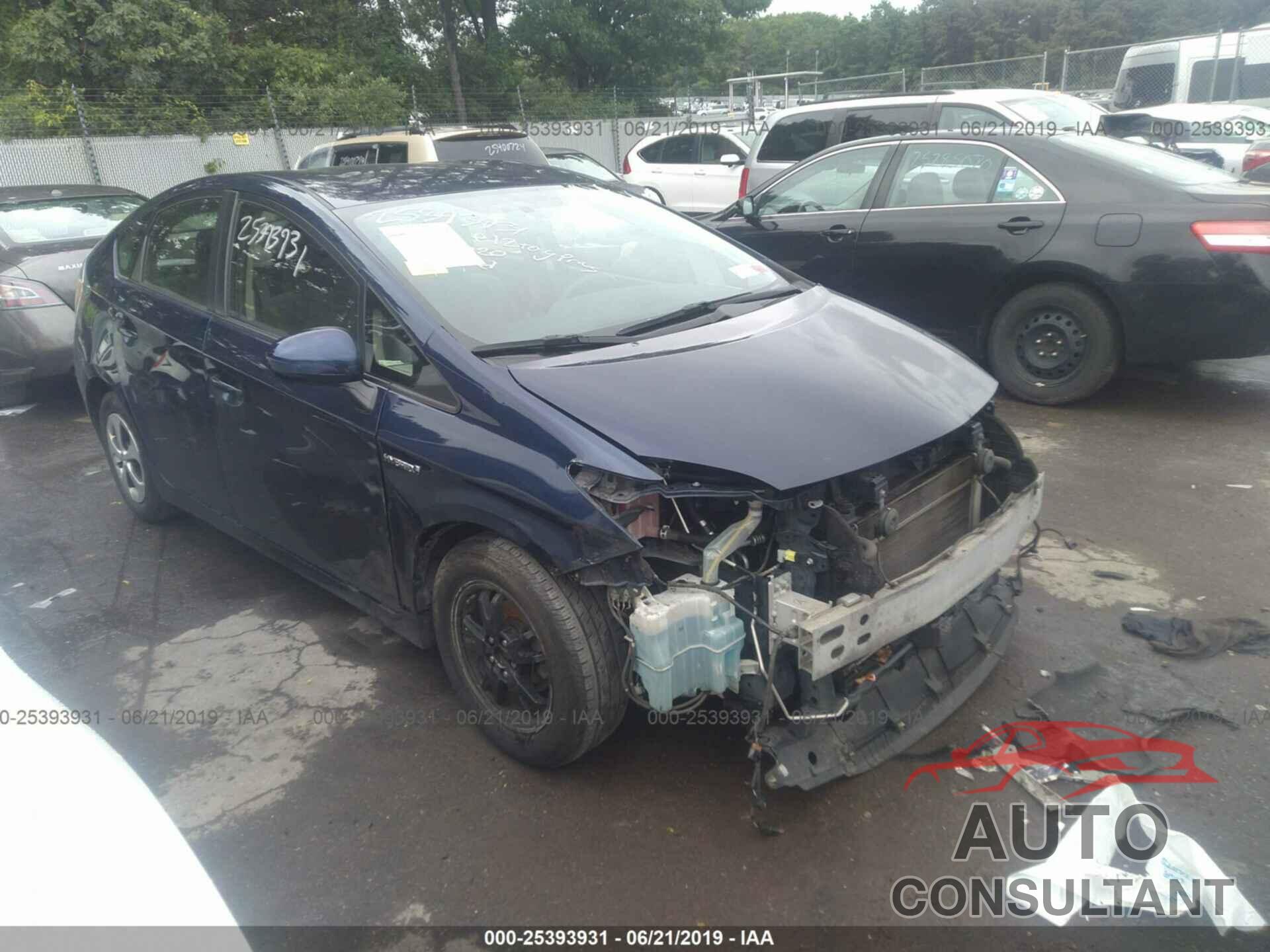 TOYOTA PRIUS 2012 - JTDKN3DU3C1559551
