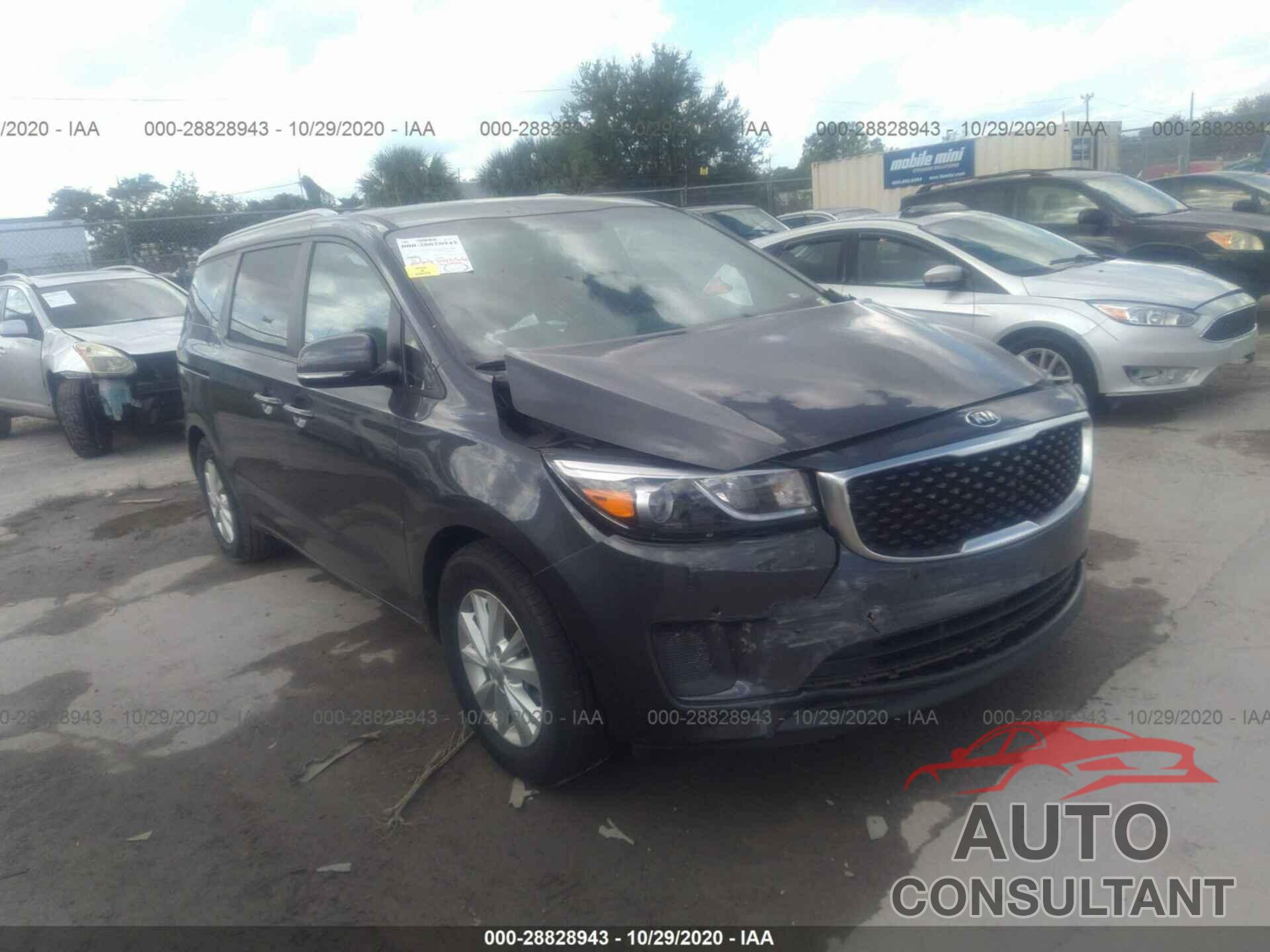 KIA SEDONA 2017 - KNDMB5C18H6254304