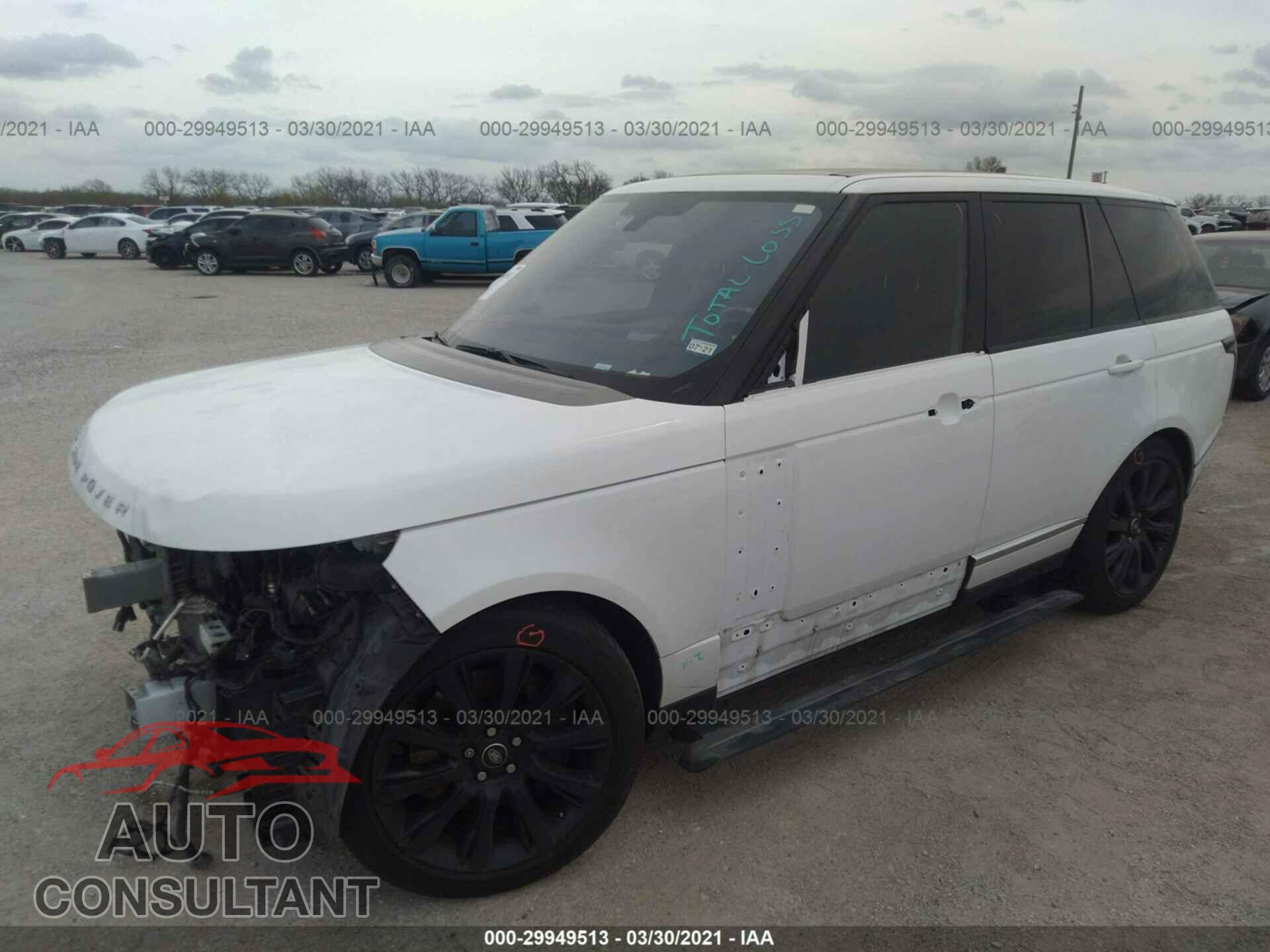 LAND ROVER RANGE ROVER 2016 - SALGS2EF4GA251814