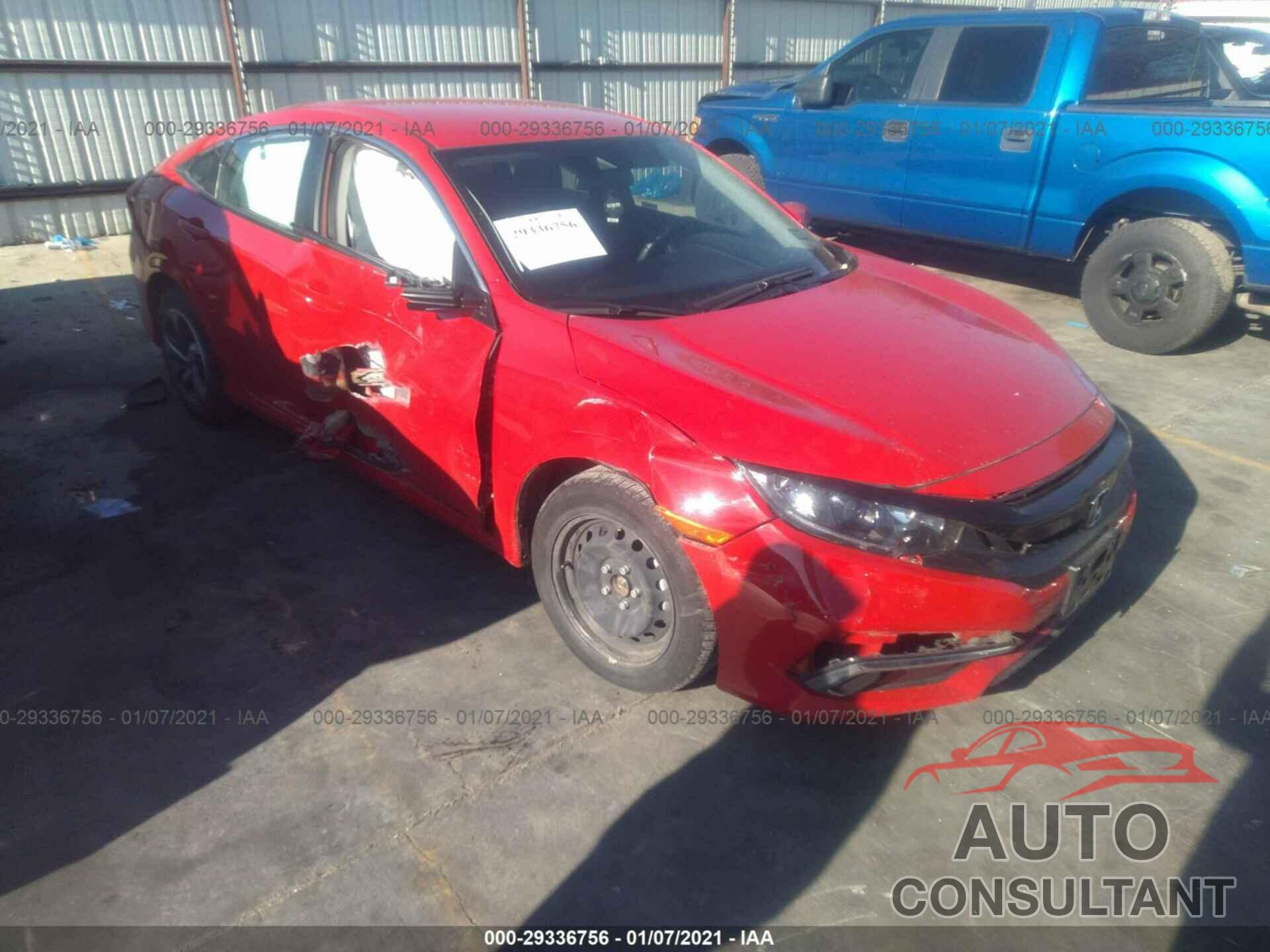 HONDA CIVIC SEDAN 2019 - 2HGFC2F69KH606065