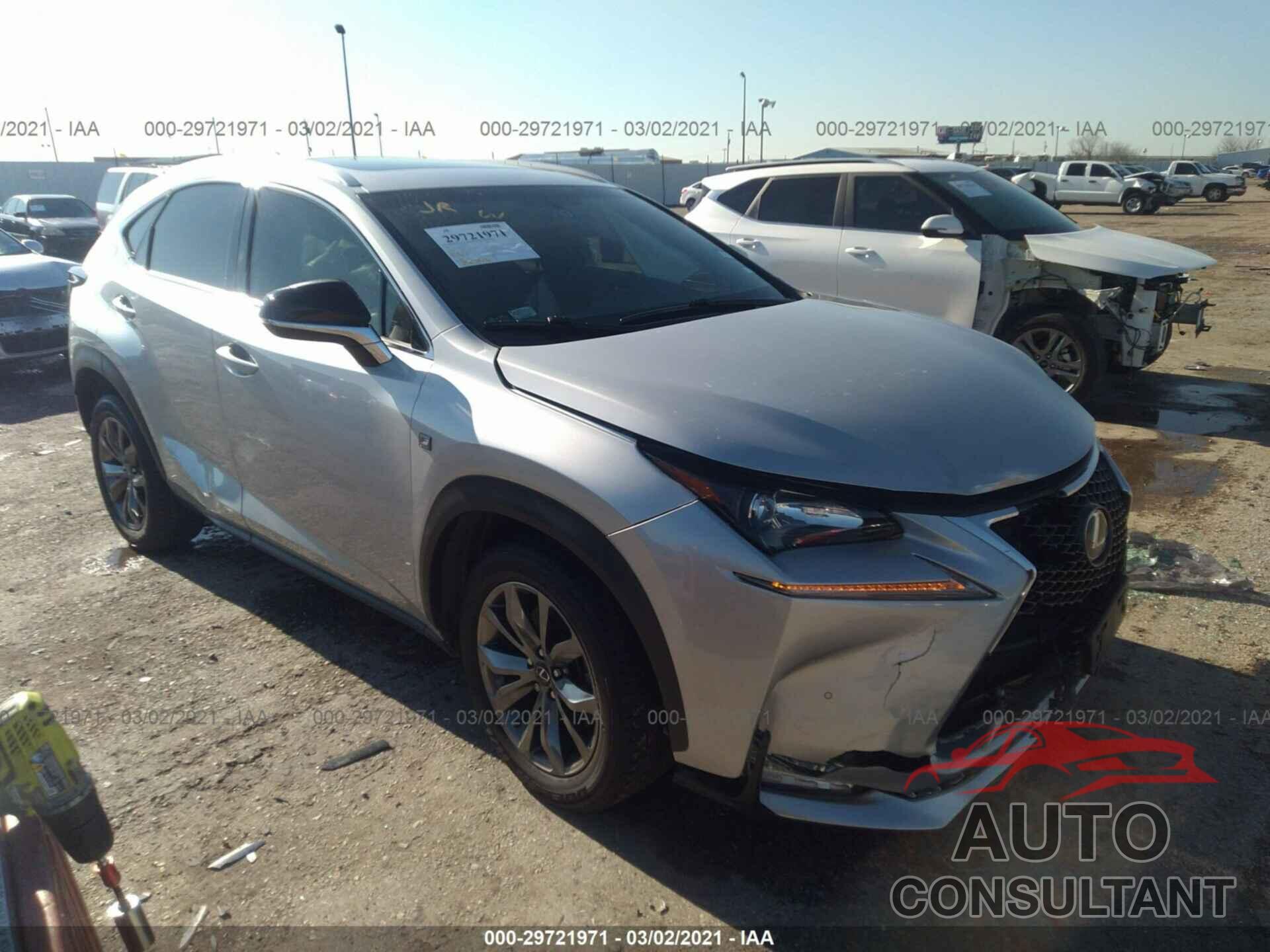 LEXUS NX 2017 - JTJYARBZ6H2066257