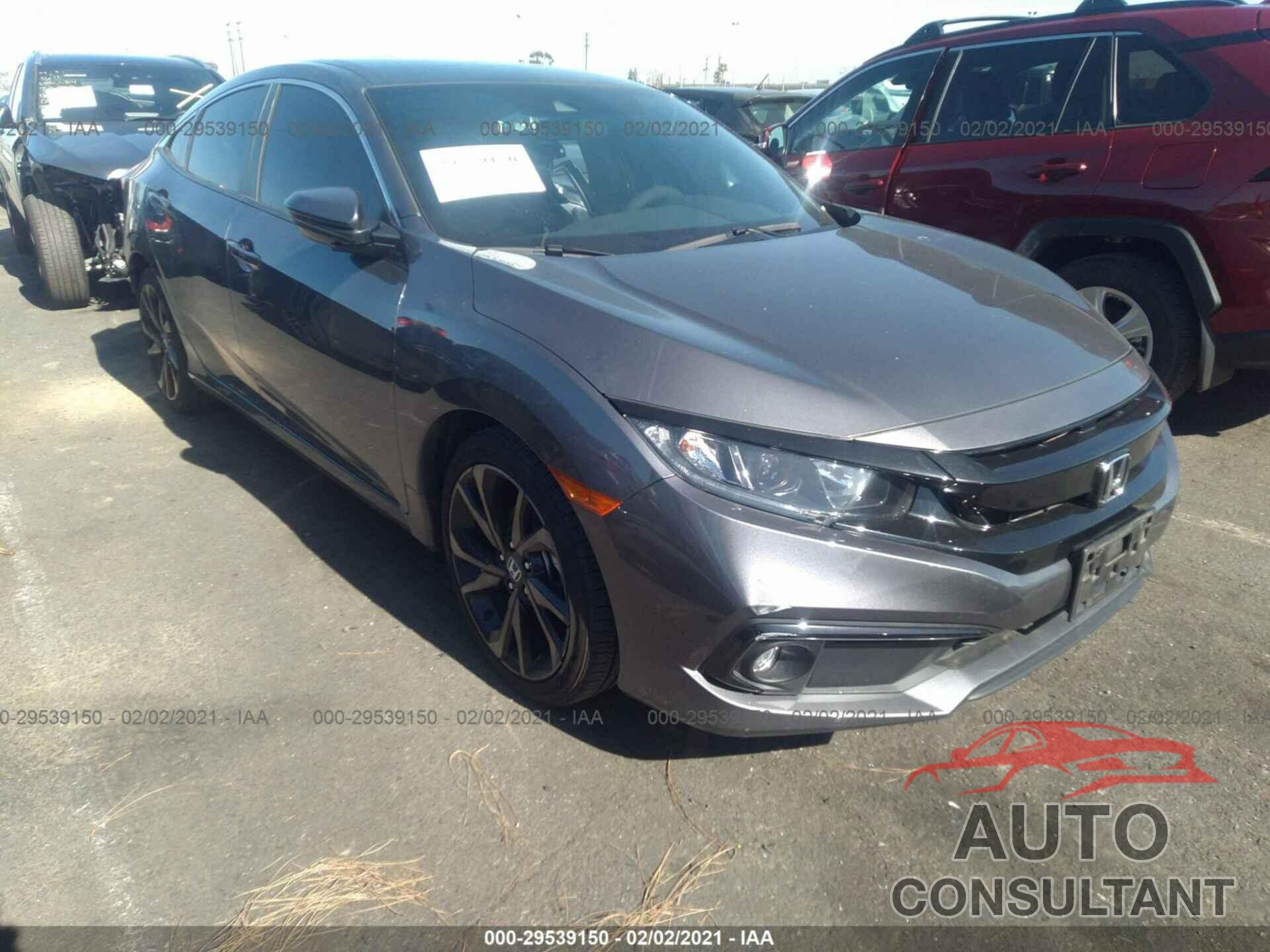 HONDA CIVIC SEDAN 2019 - 2HGFC2F83KH589006