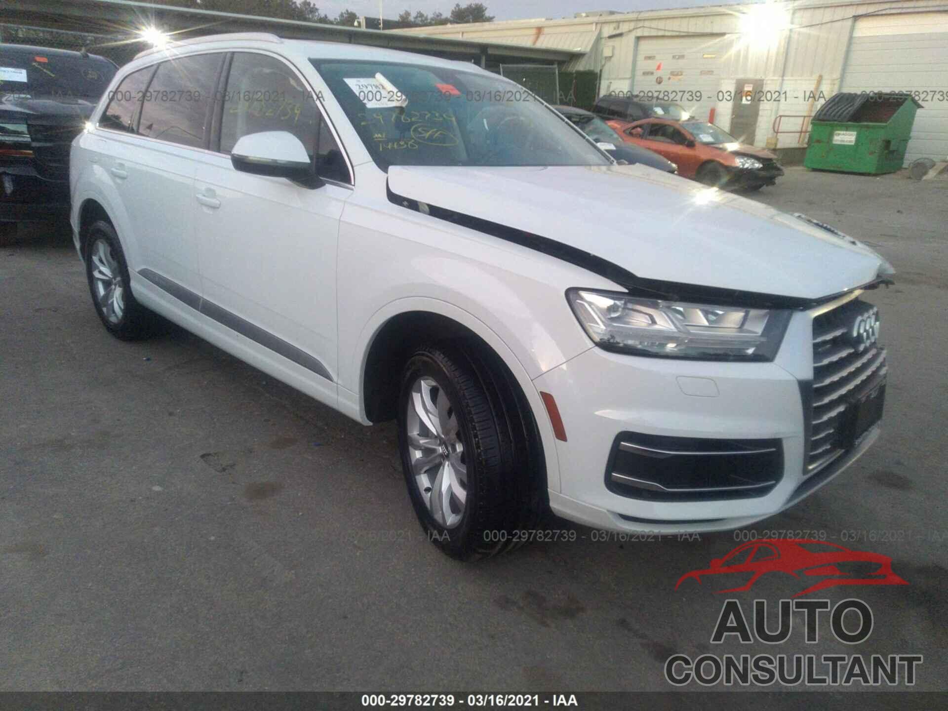 AUDI Q7 2019 - WA1AHAF7XKD046951