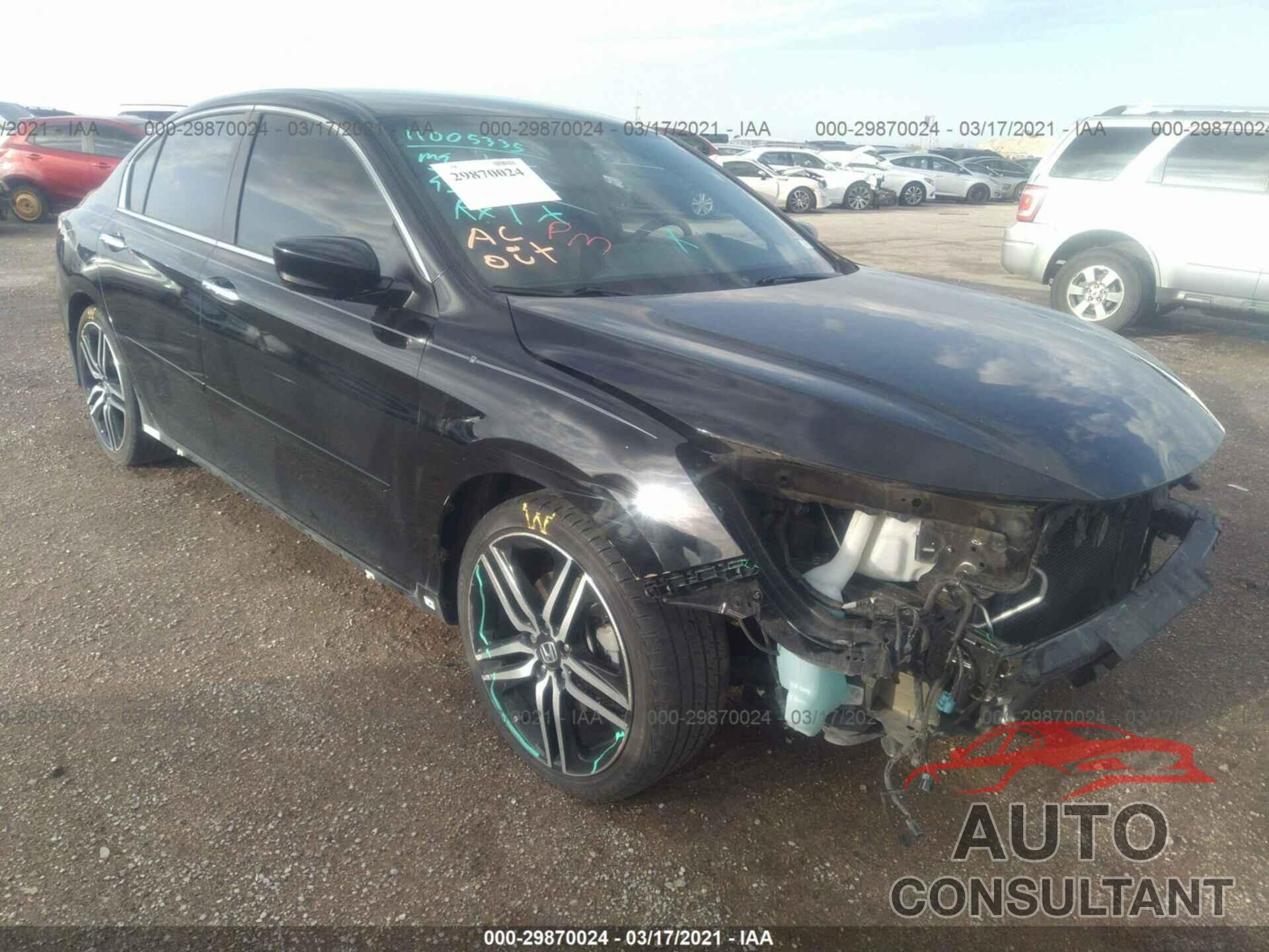 HONDA ACCORD SEDAN 2017 - 1HGCR2F16HA182602