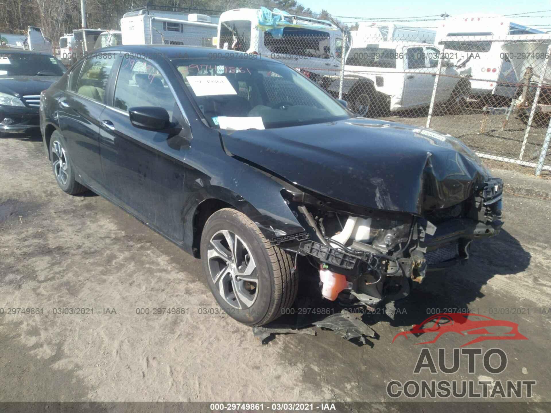 HONDA ACCORD SEDAN 2016 - 1HGCR2F37GA188831