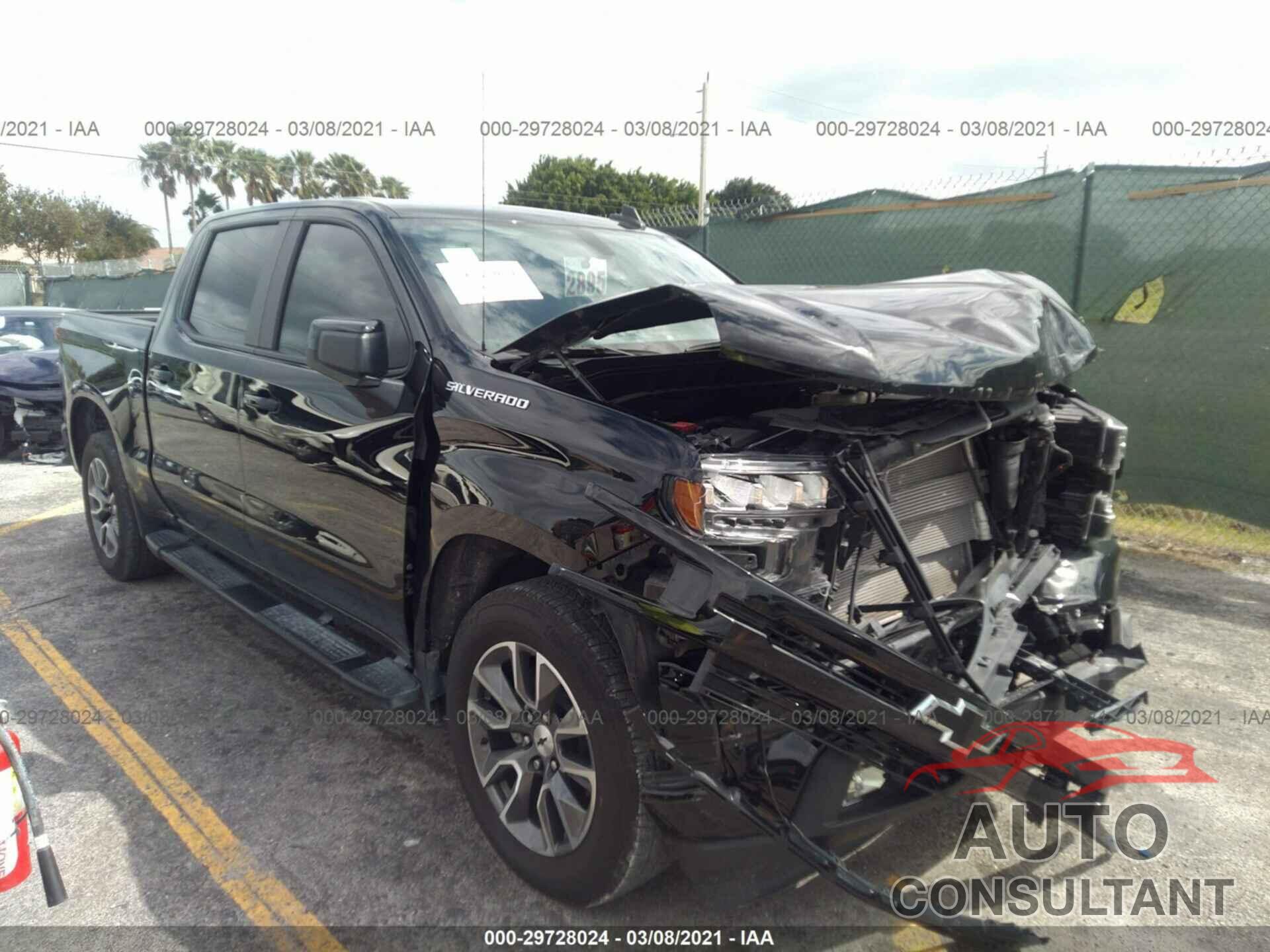 CHEVROLET SILVERADO 1500 2020 - 3GCPWDED1LG298557