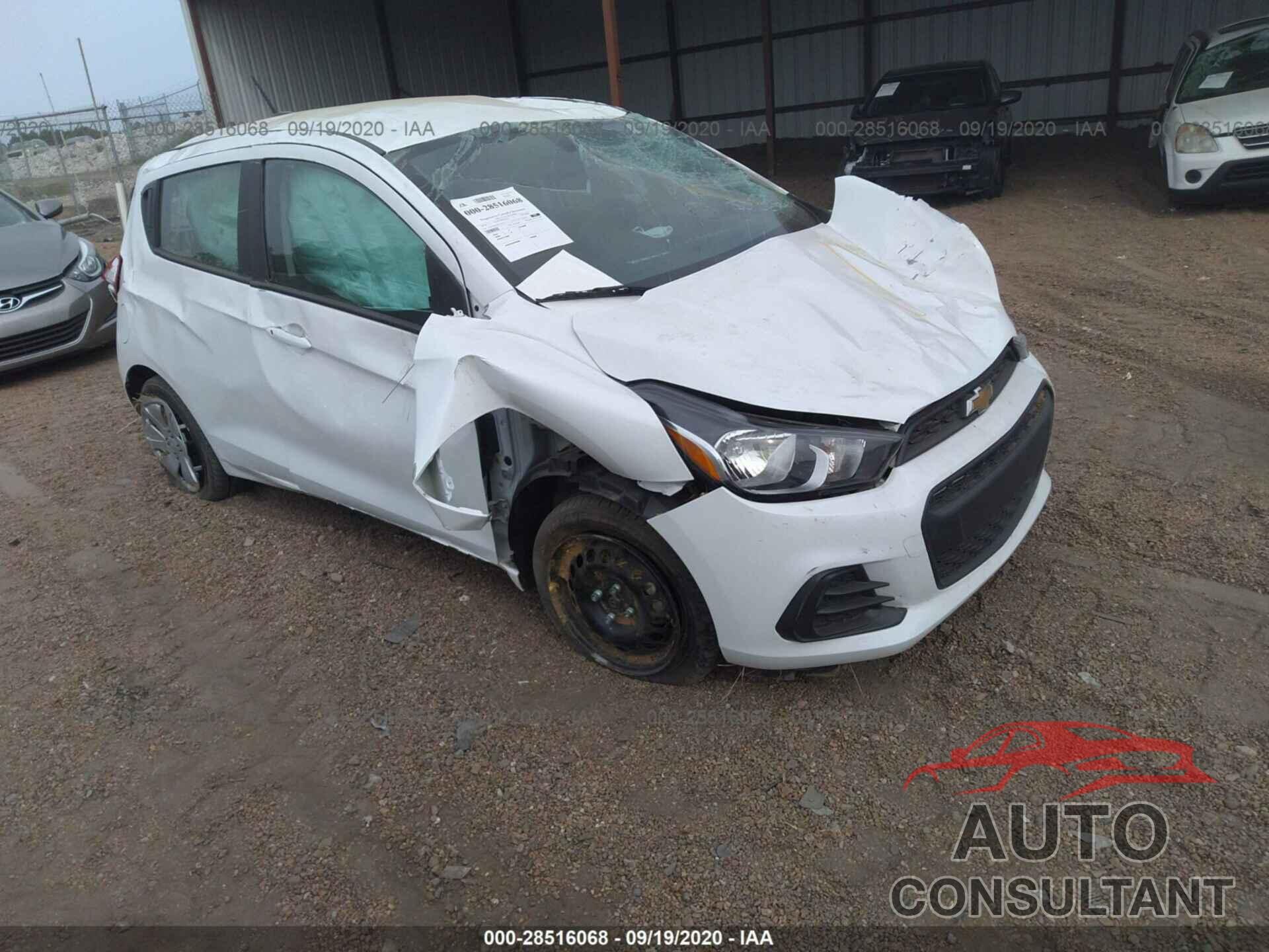 CHEVROLET SPARK 2018 - KL8CB6SA8JC432313