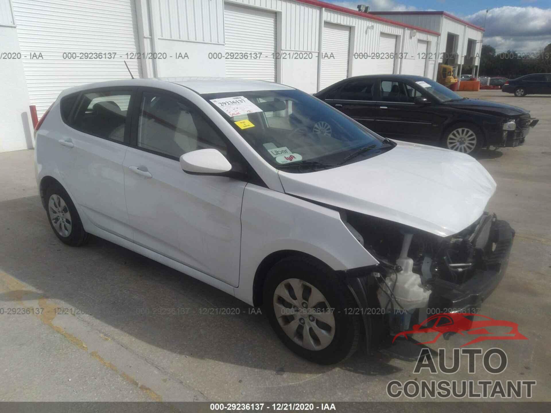 HYUNDAI ACCENT 2017 - KMHCT5AE8HU312496