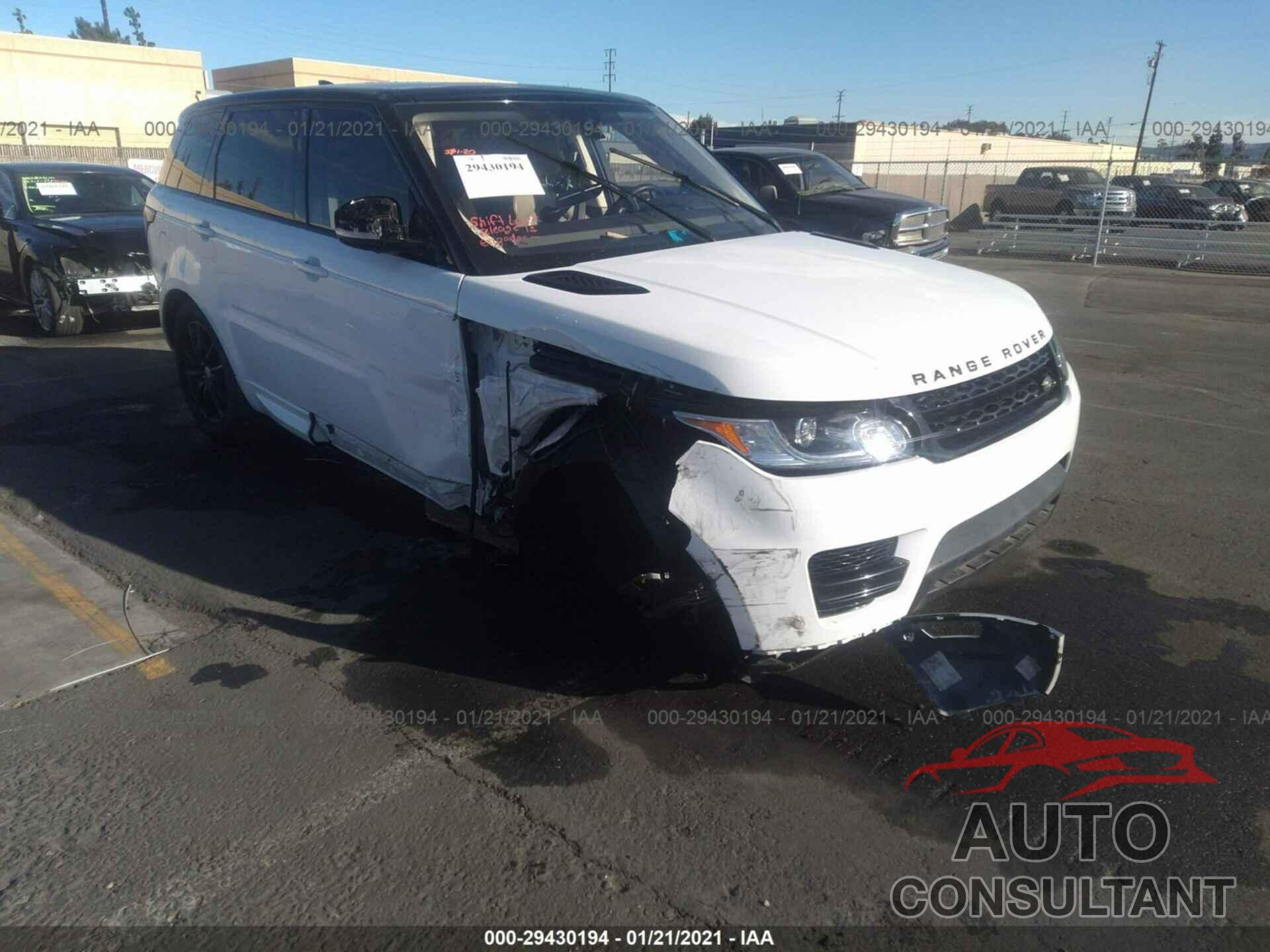 LAND ROVER RANGE ROVER SPORT 2017 - SALWG2FV6HA139262