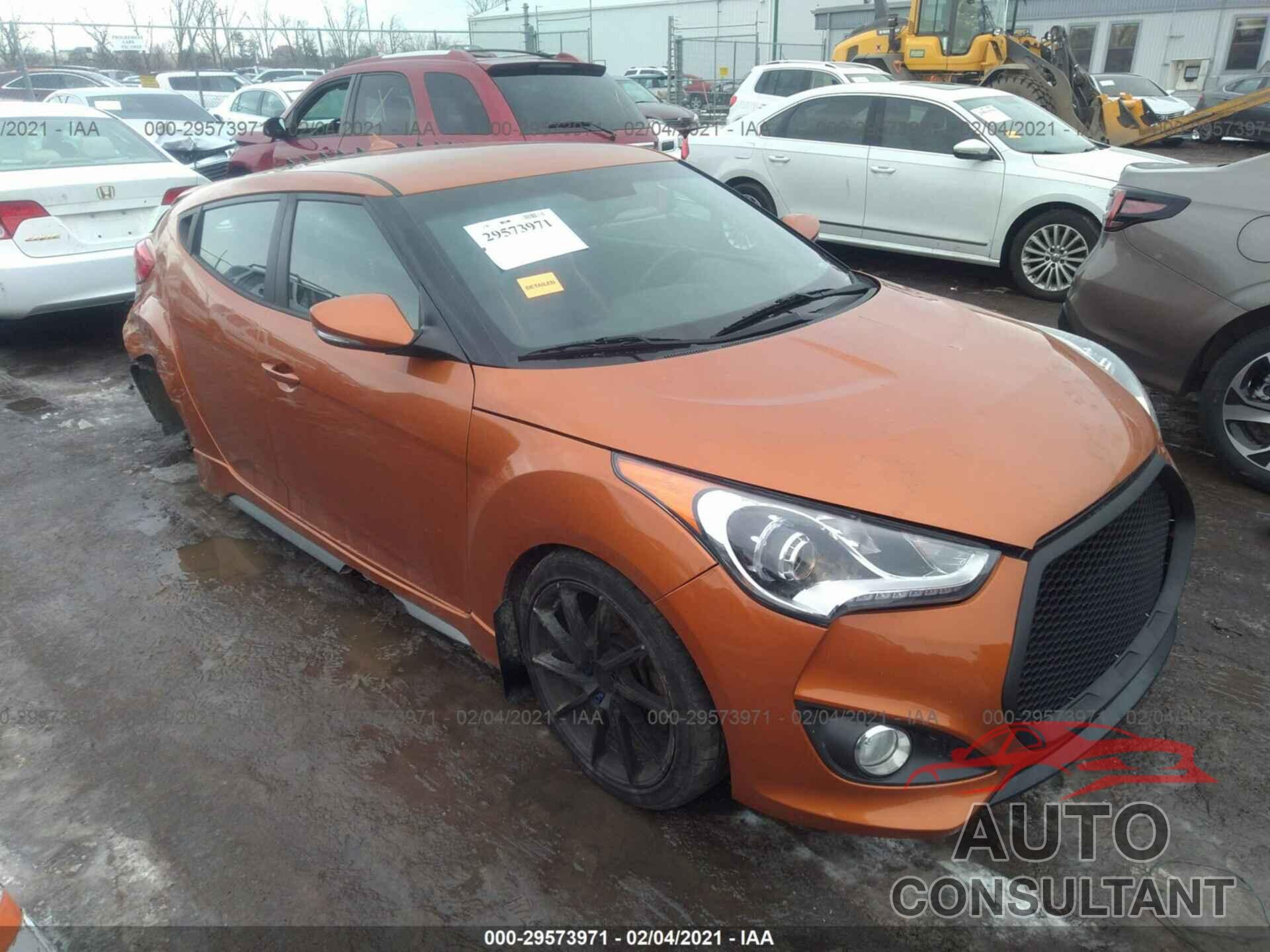 HYUNDAI VELOSTER 2016 - KMHTC6AE8GU287412