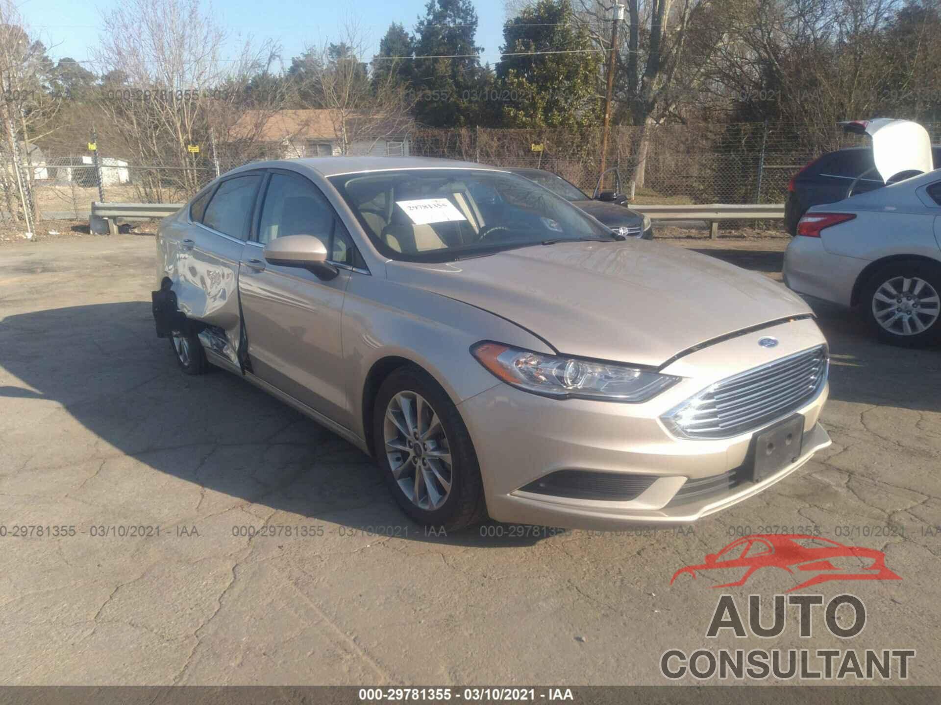 FORD FUSION 2017 - 3FA6P0HD9HR346613