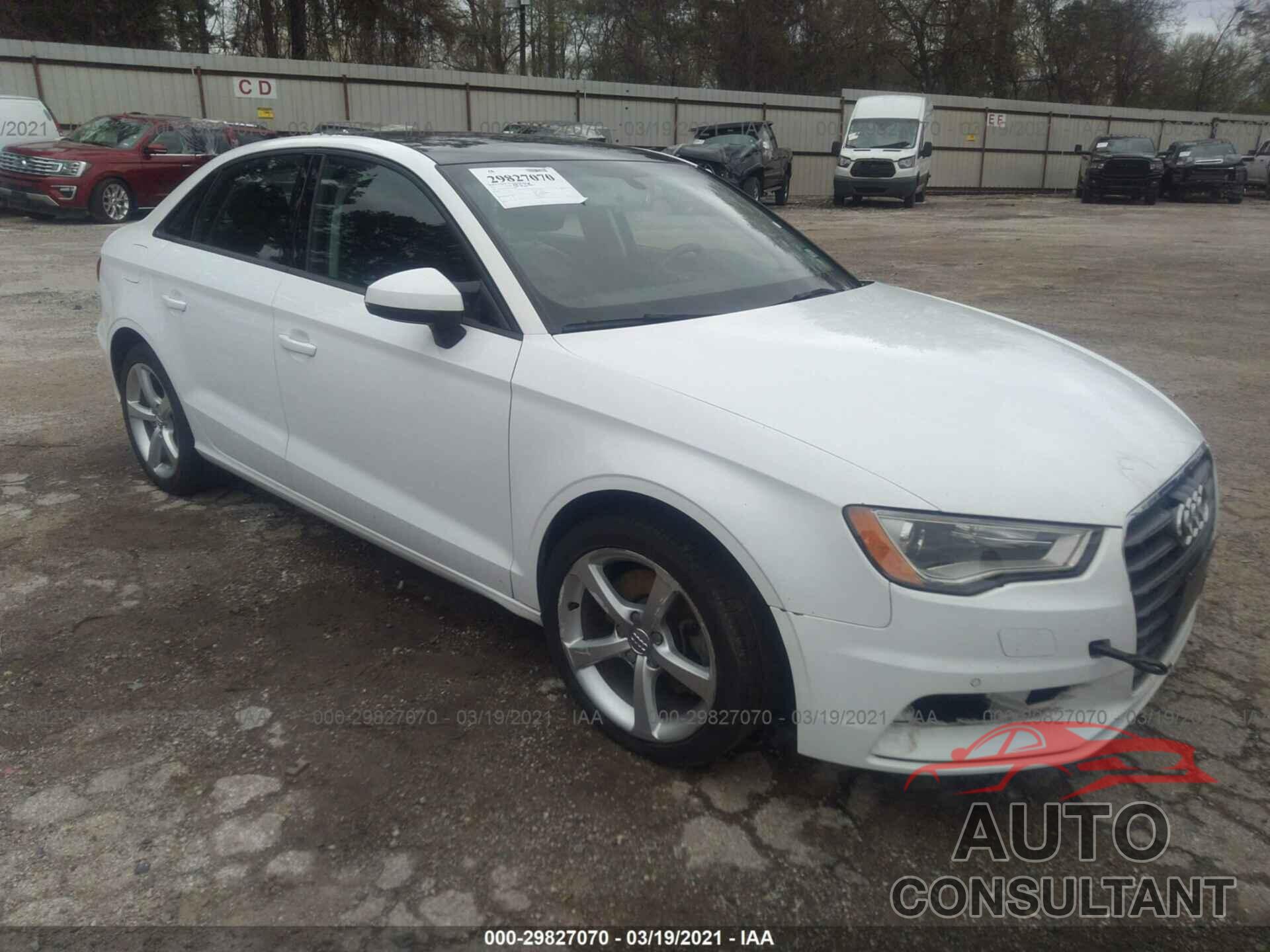 AUDI A3 2016 - WAUA7GFF0G1032663