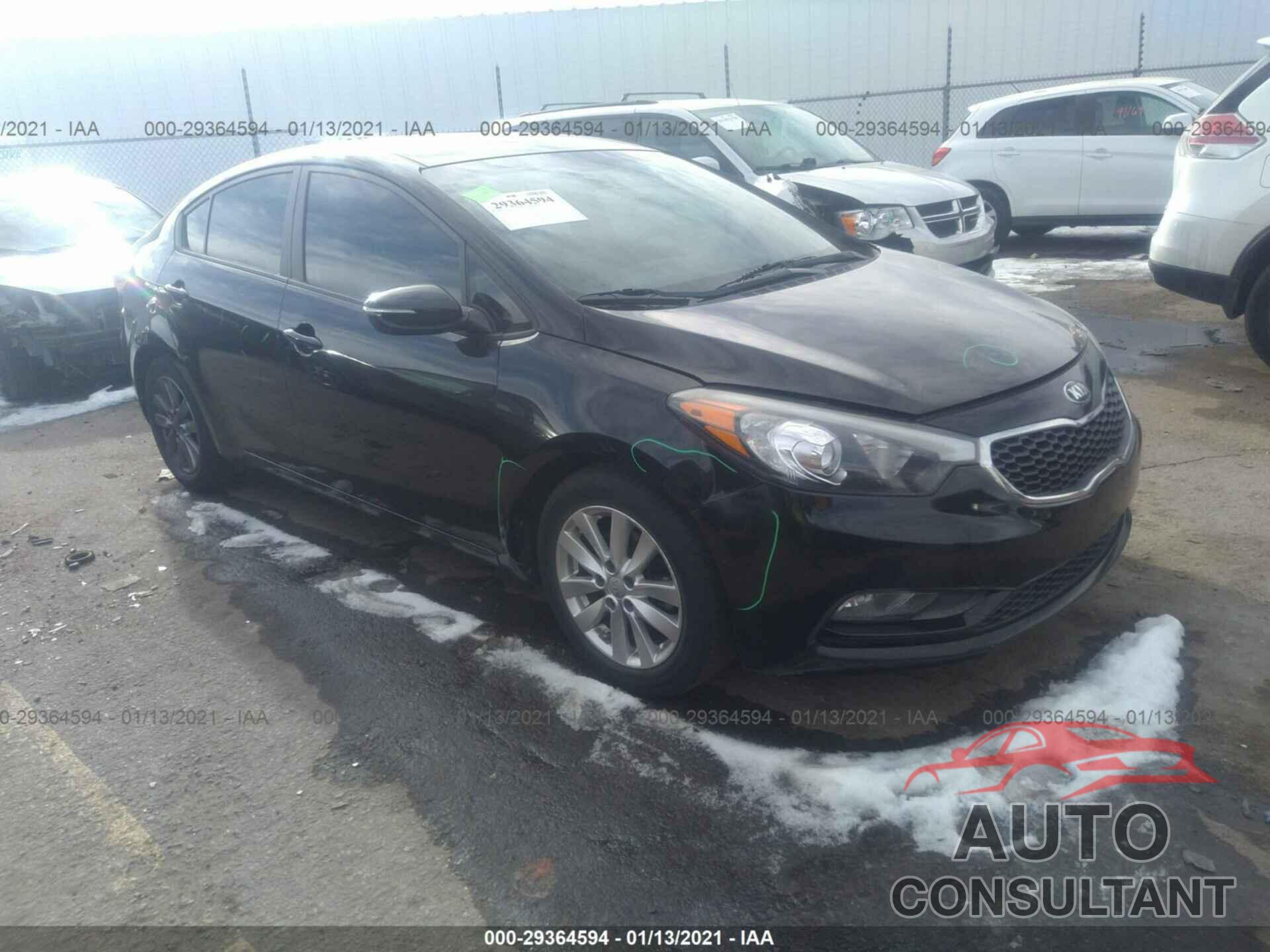 KIA FORTE 2016 - KNAFX4A60G5444263