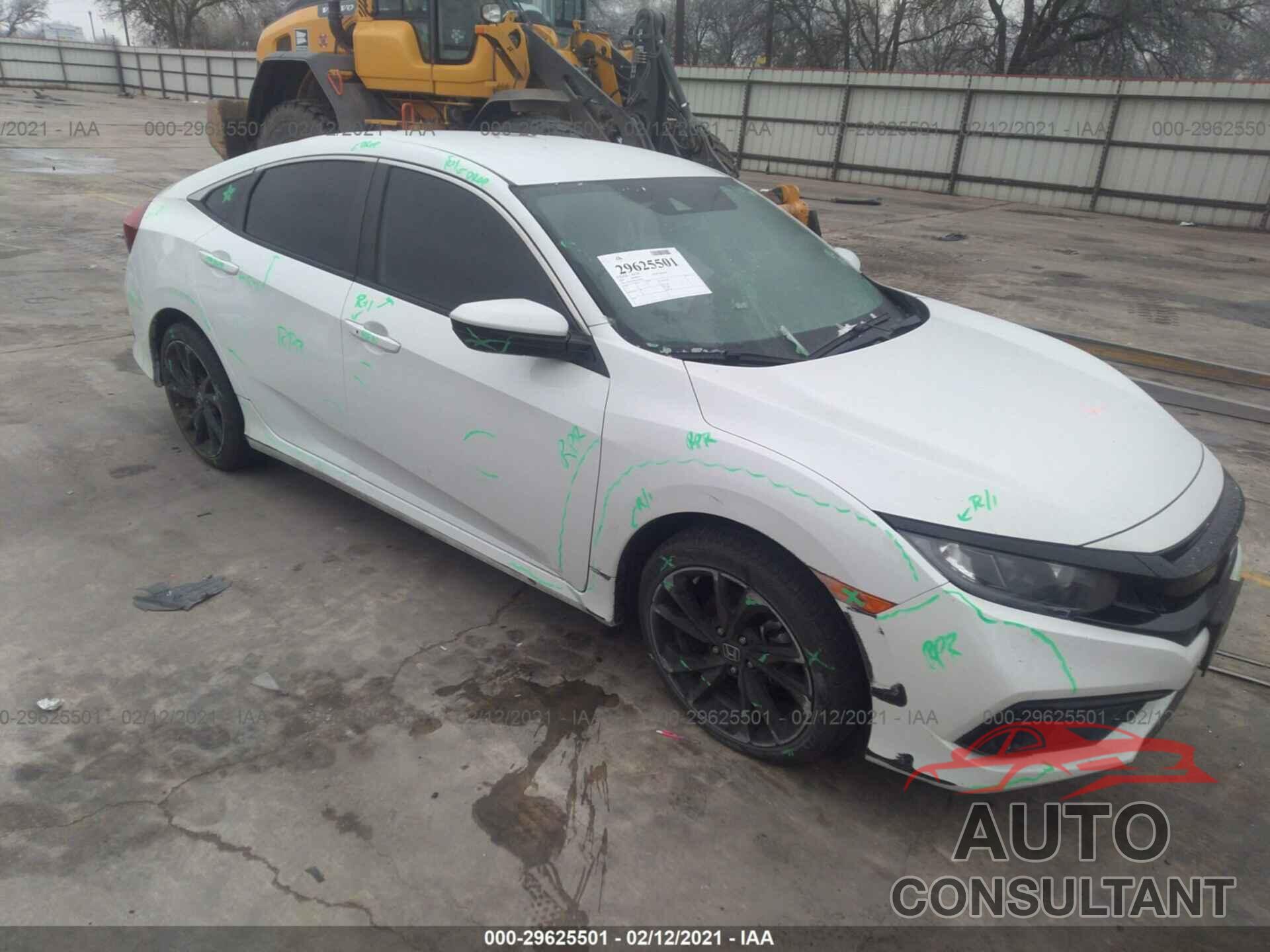 HONDA CIVIC SEDAN 2019 - 19XFC2E82KE002810