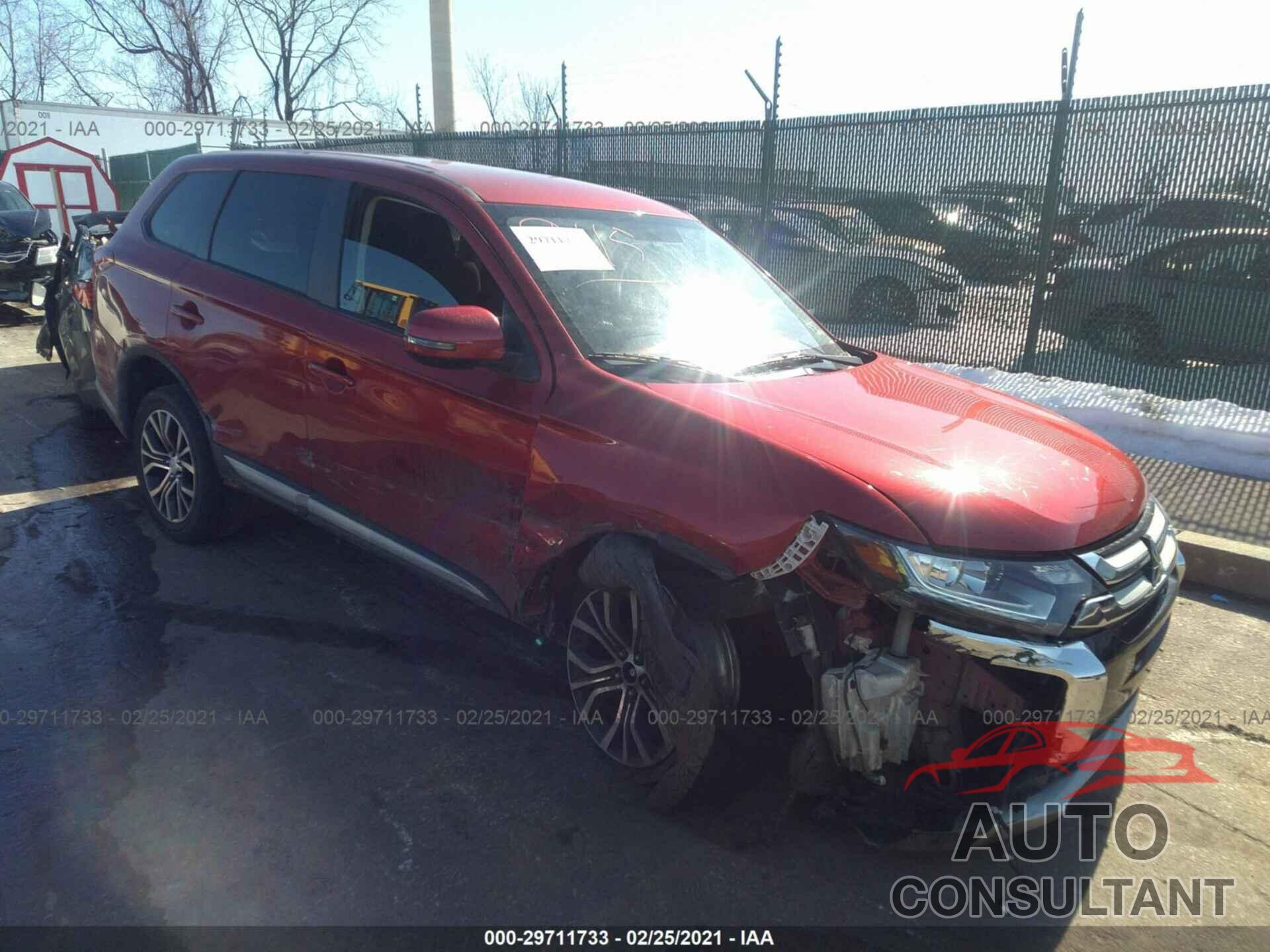 MITSUBISHI OUTLANDER 2016 - JA4AZ3A38GZ007105