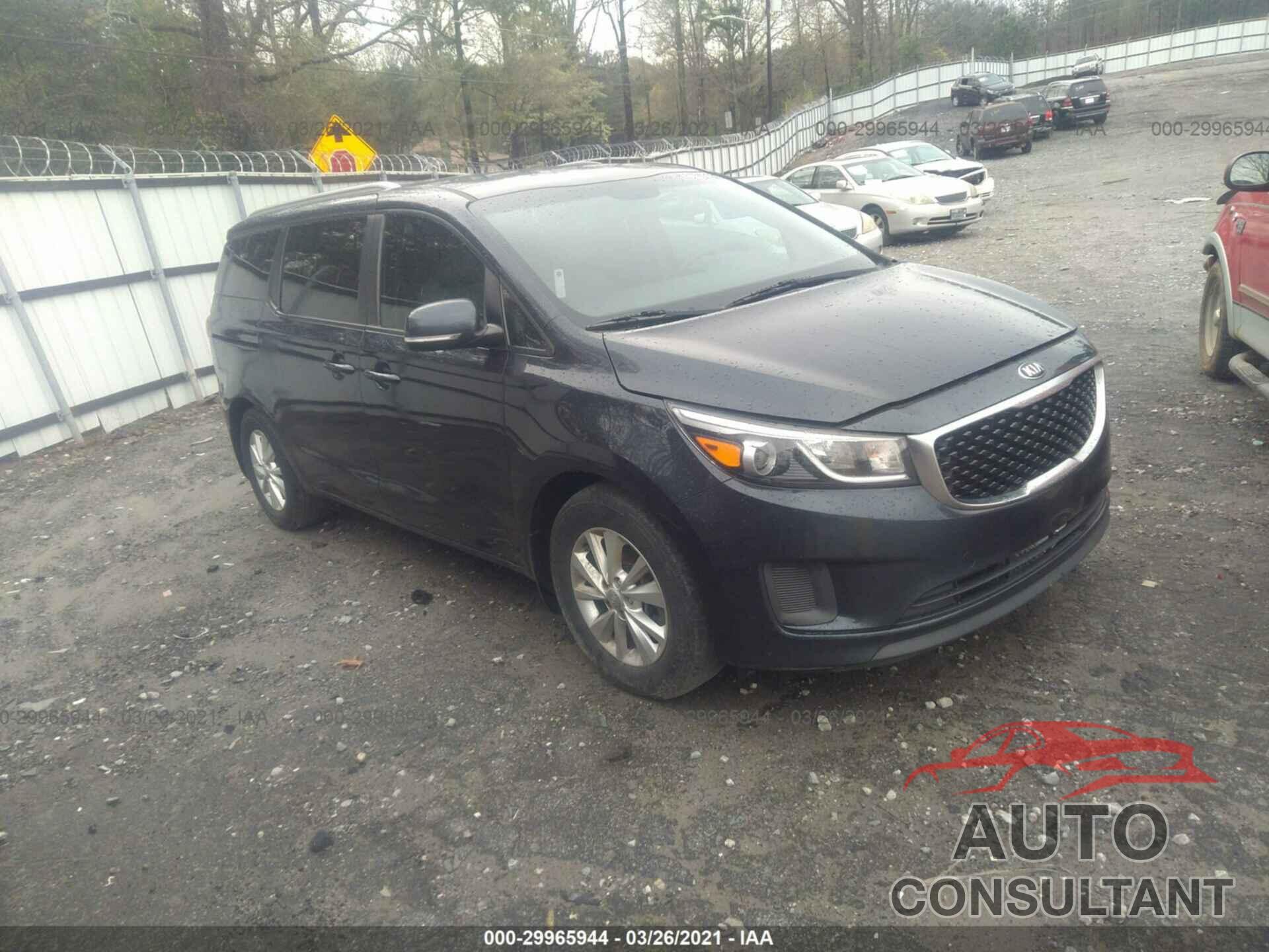 KIA SEDONA 2016 - KNDMB5C10G6179452