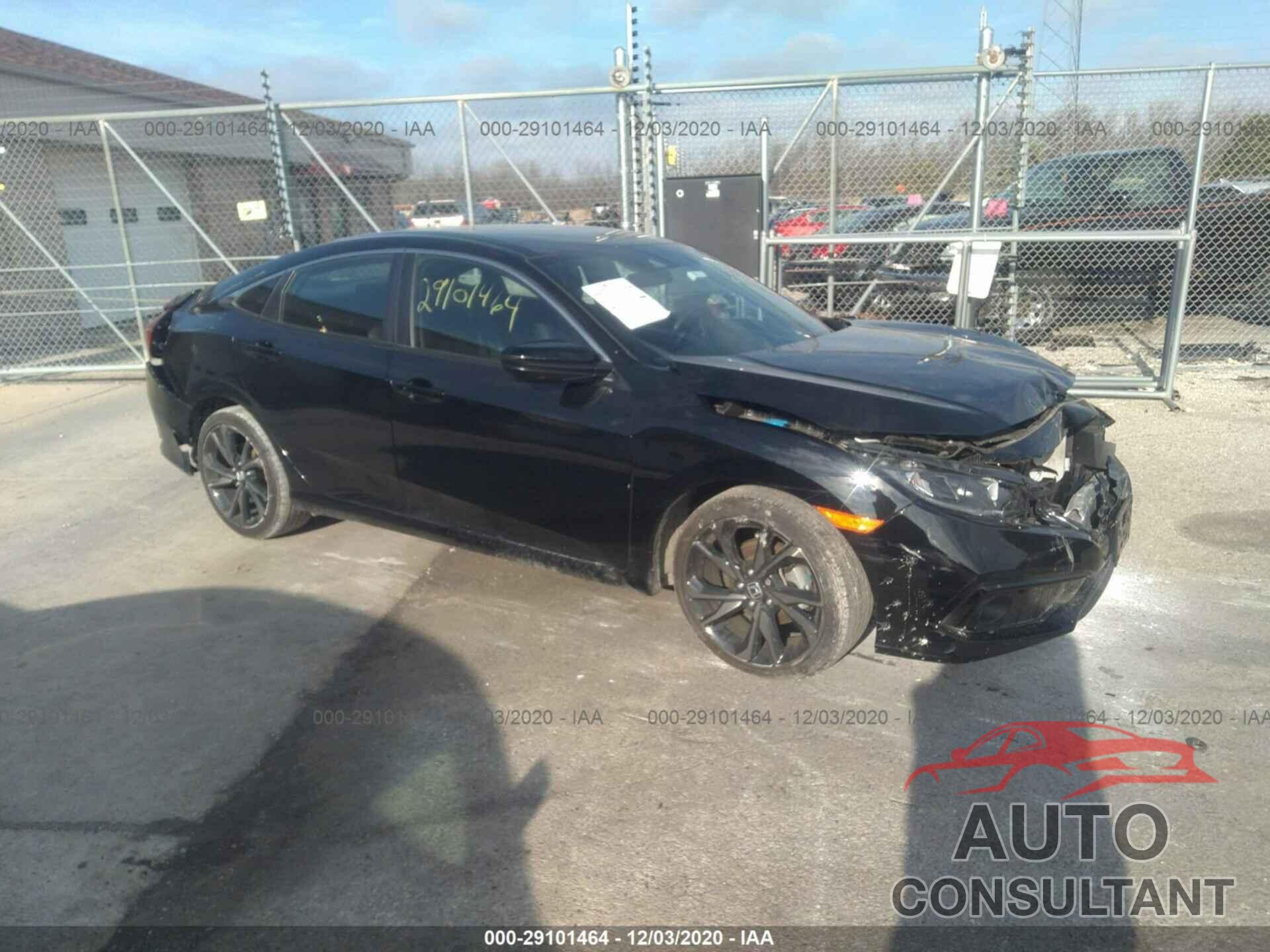 HONDA CIVIC SEDAN 2019 - 19XFC2F88KE027418