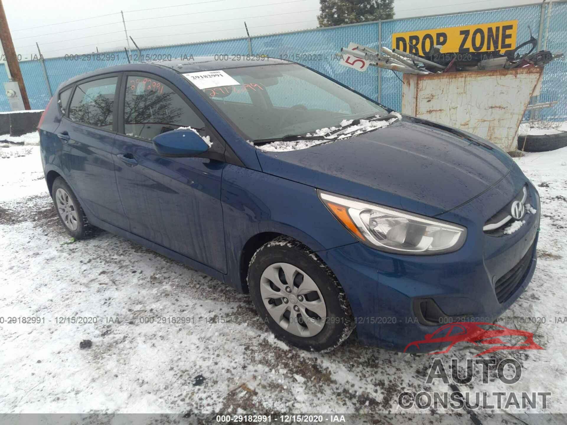 HYUNDAI ACCENT 2017 - KMHCT5AE1HU346960