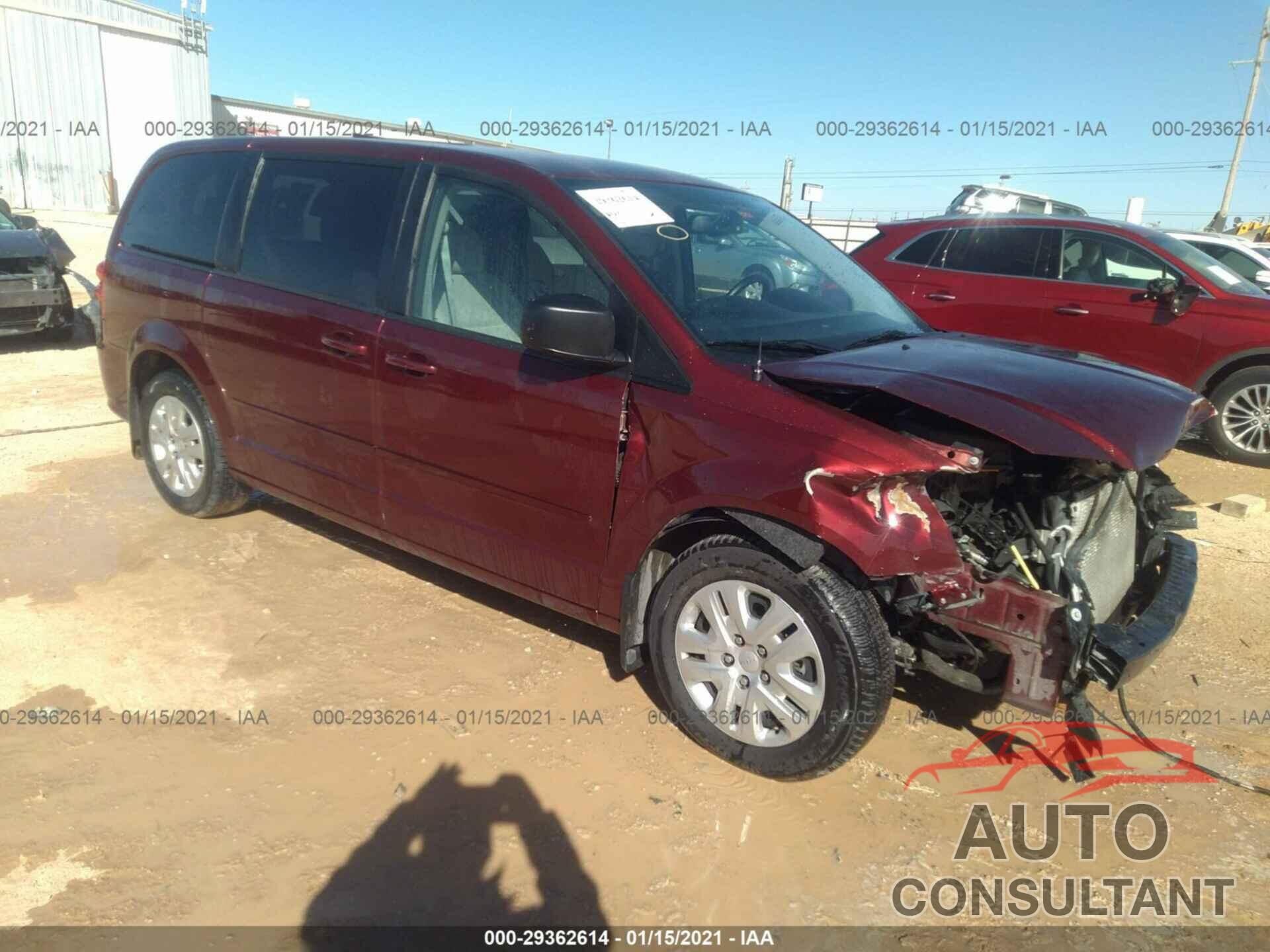 DODGE GRAND CARAVAN 2017 - 2C4RDGBG5HR756312