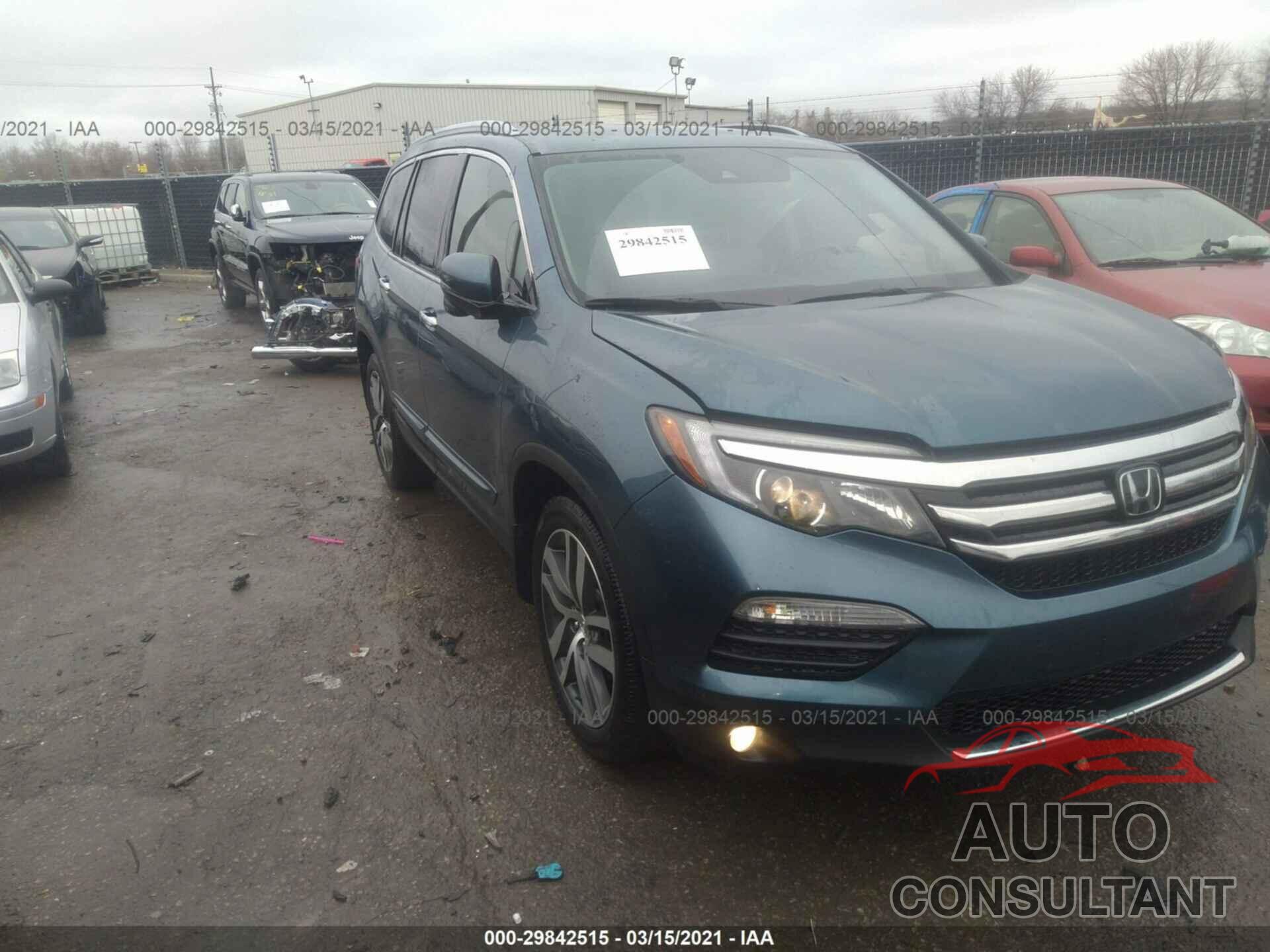 HONDA PILOT 2017 - 5FNYF6H94HB013676