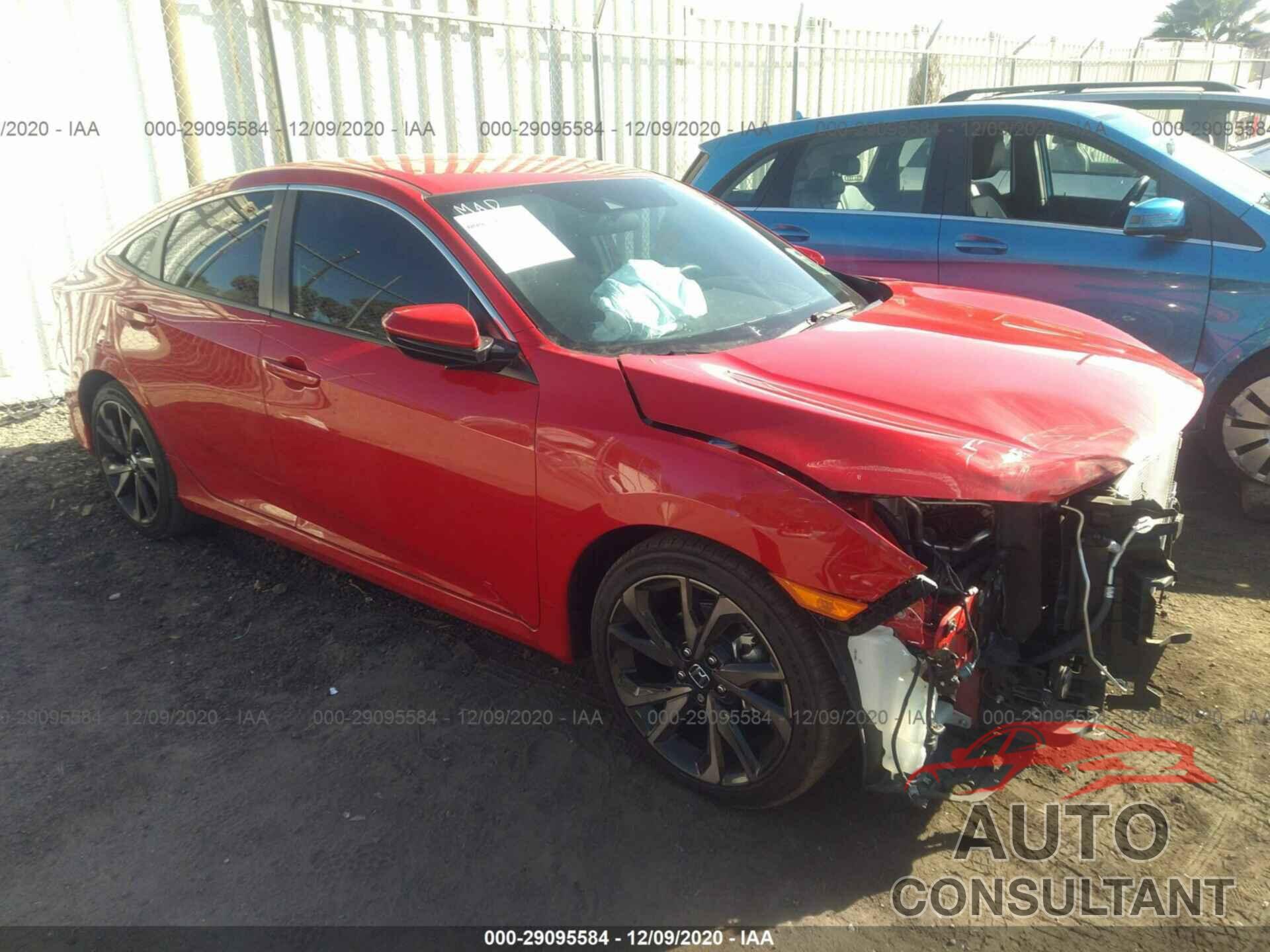 HONDA CIVIC SEDAN 2020 - 2HGFC2F88LH546542