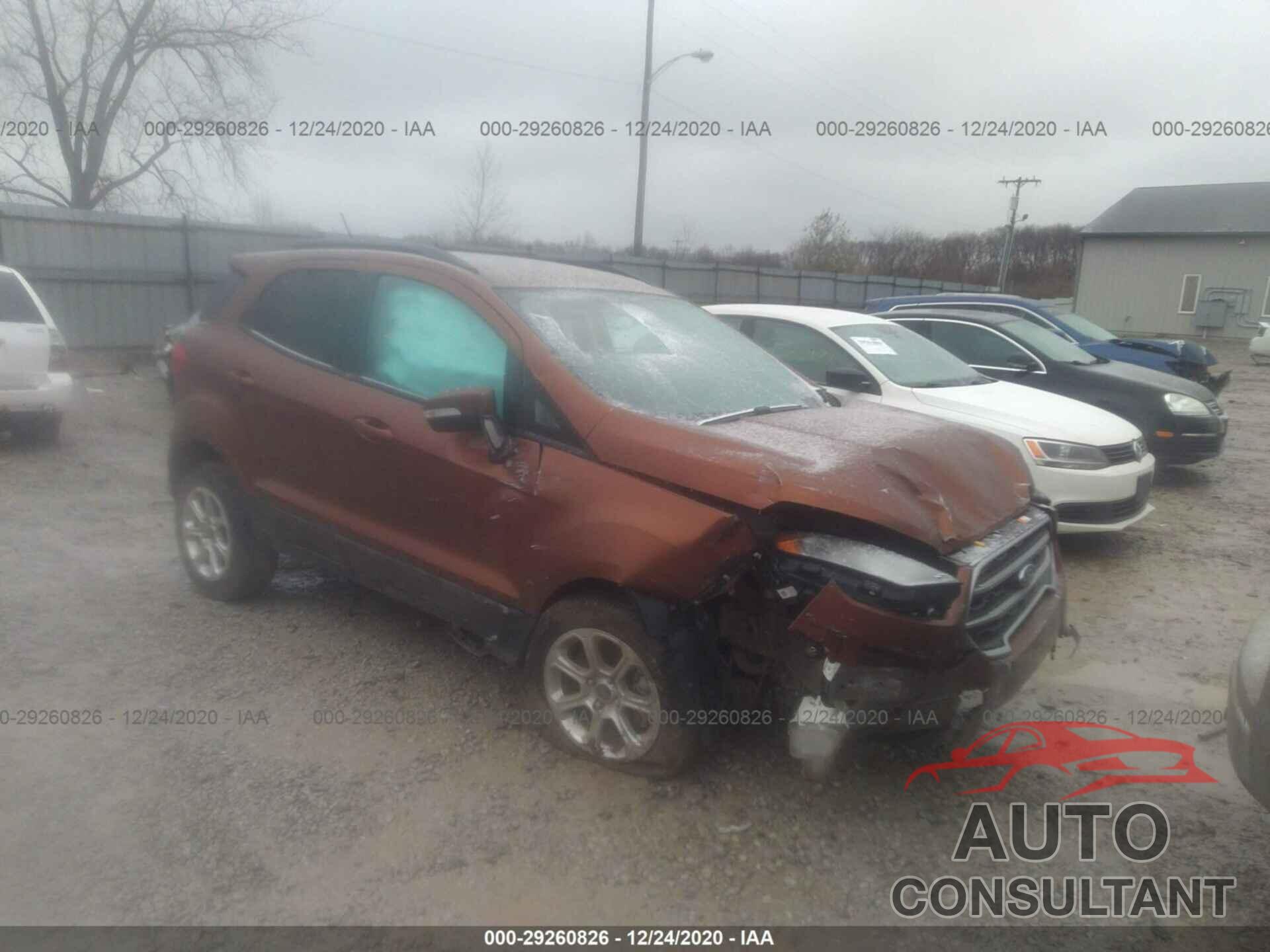 FORD ECOSPORT 2020 - MAJ6S3GL1LC341664