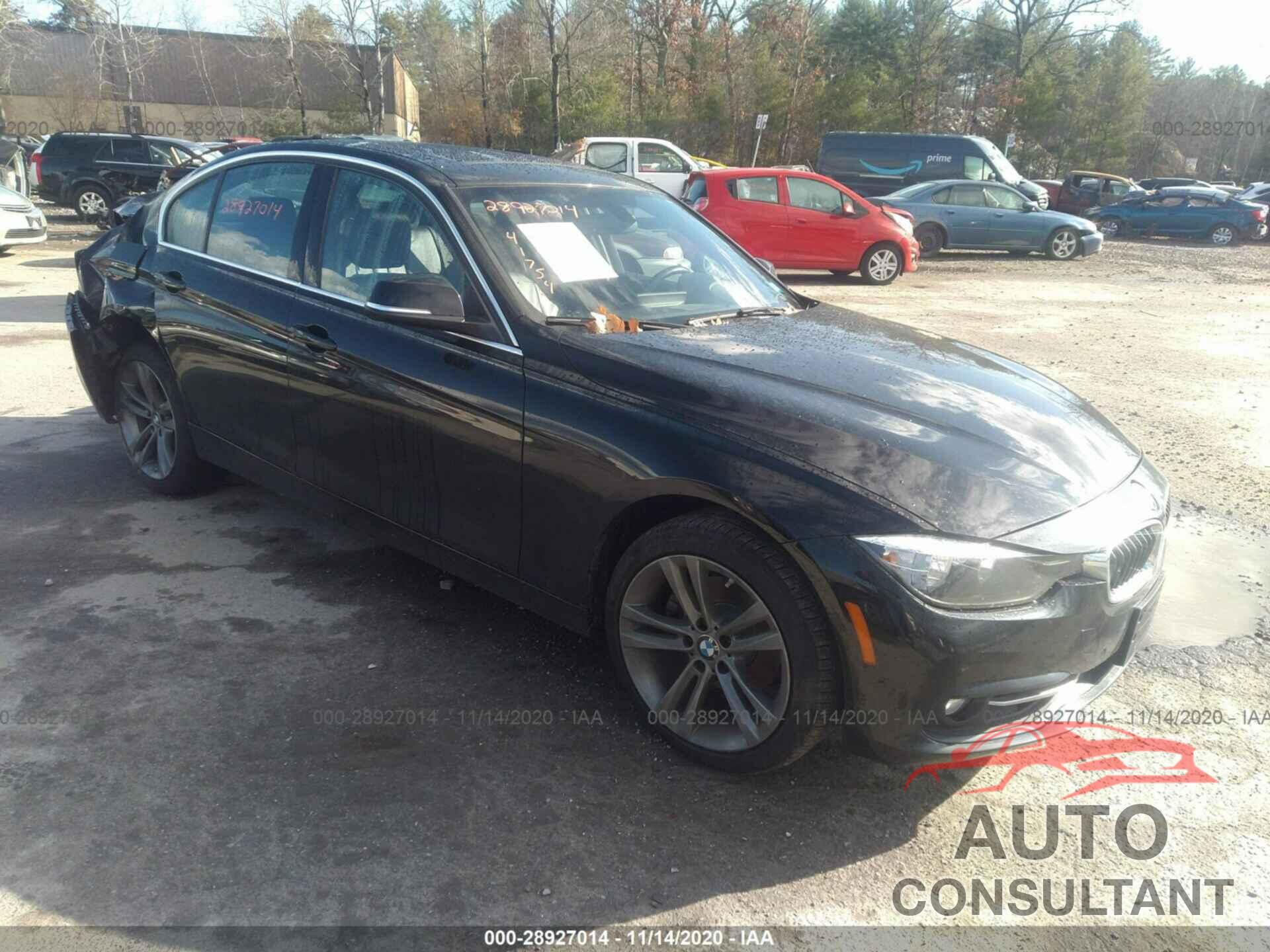 BMW 3 SERIES 2017 - WBA8D9G3XHNU64677