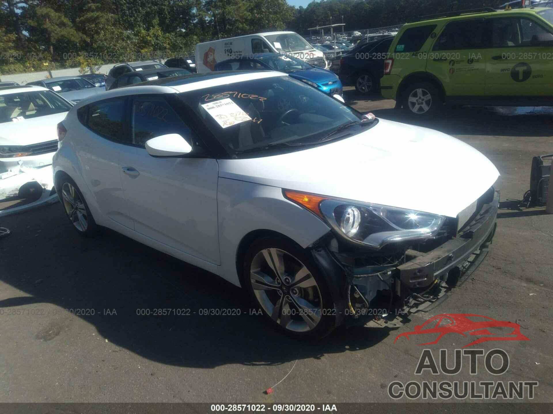 HYUNDAI VELOSTER 2017 - KMHTC6AD5HU324408