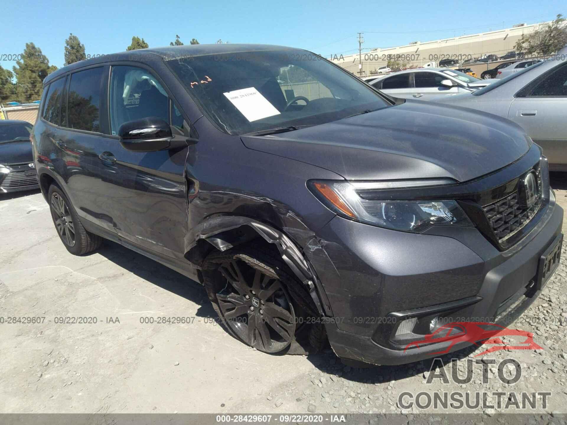 HONDA PASSPORT 2019 - 5FNYF7H28KB005547