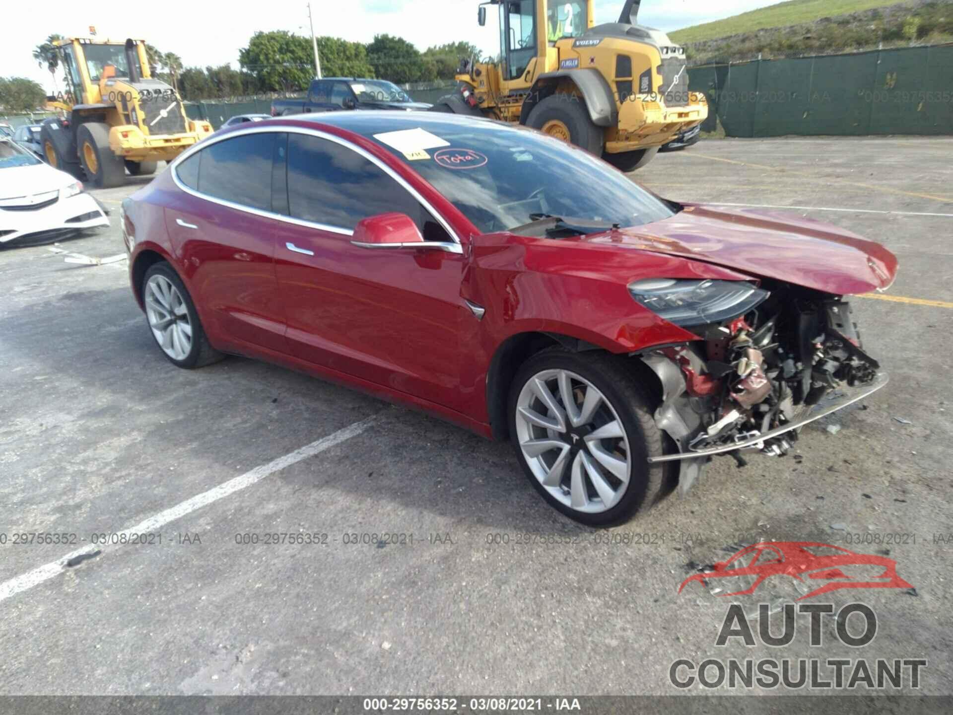TESLA MODEL 3 2018 - 5YJ3E1EA4JF015397