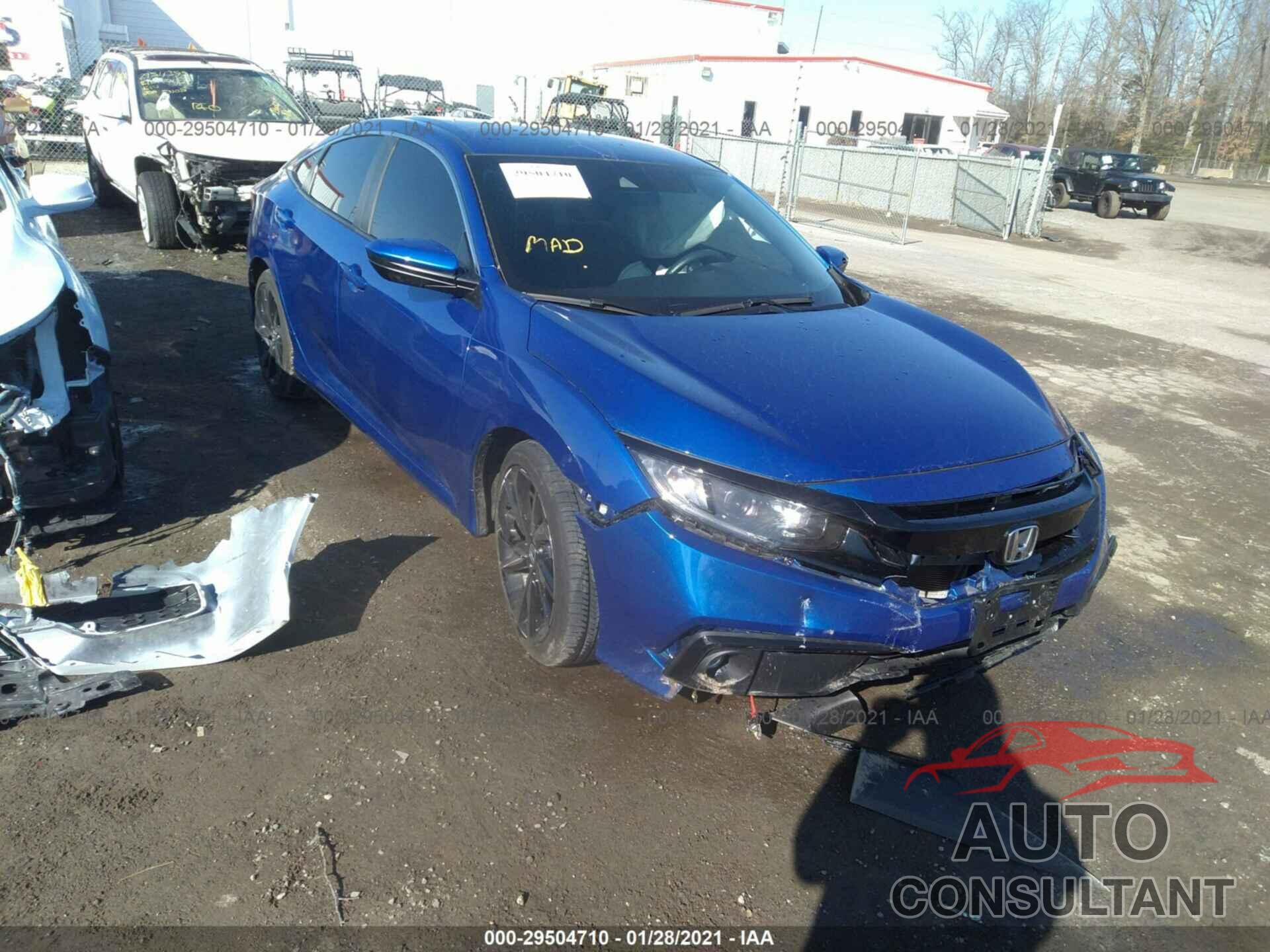 HONDA CIVIC SEDAN 2019 - 2HGFC2F87KH601433