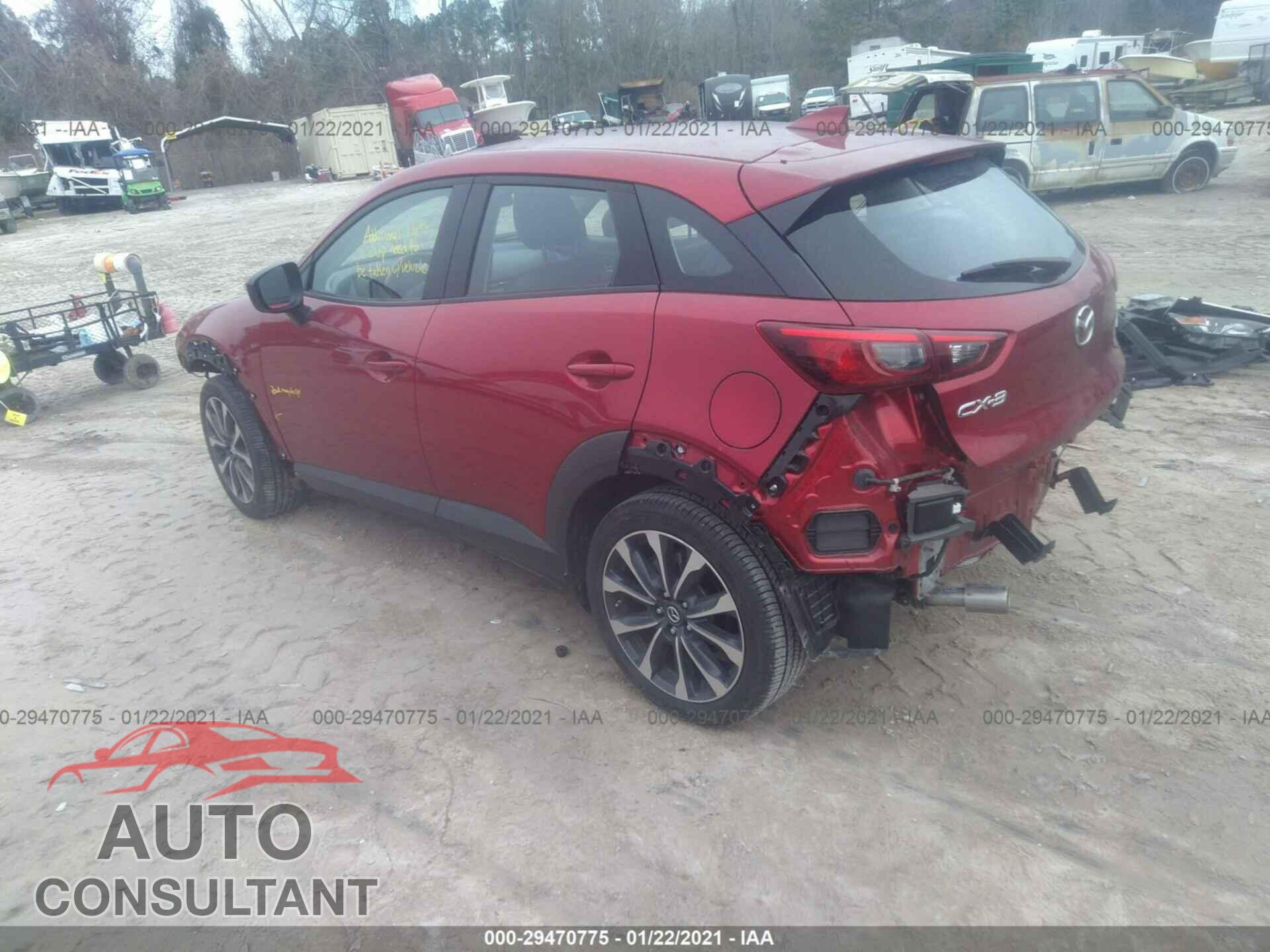 MAZDA CX-3 2019 - JM1DKDC72K1454792