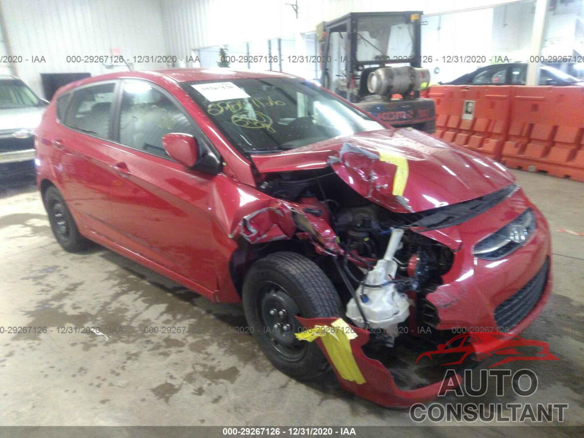 HYUNDAI ACCENT 2017 - KMHCT5AE8HU338368