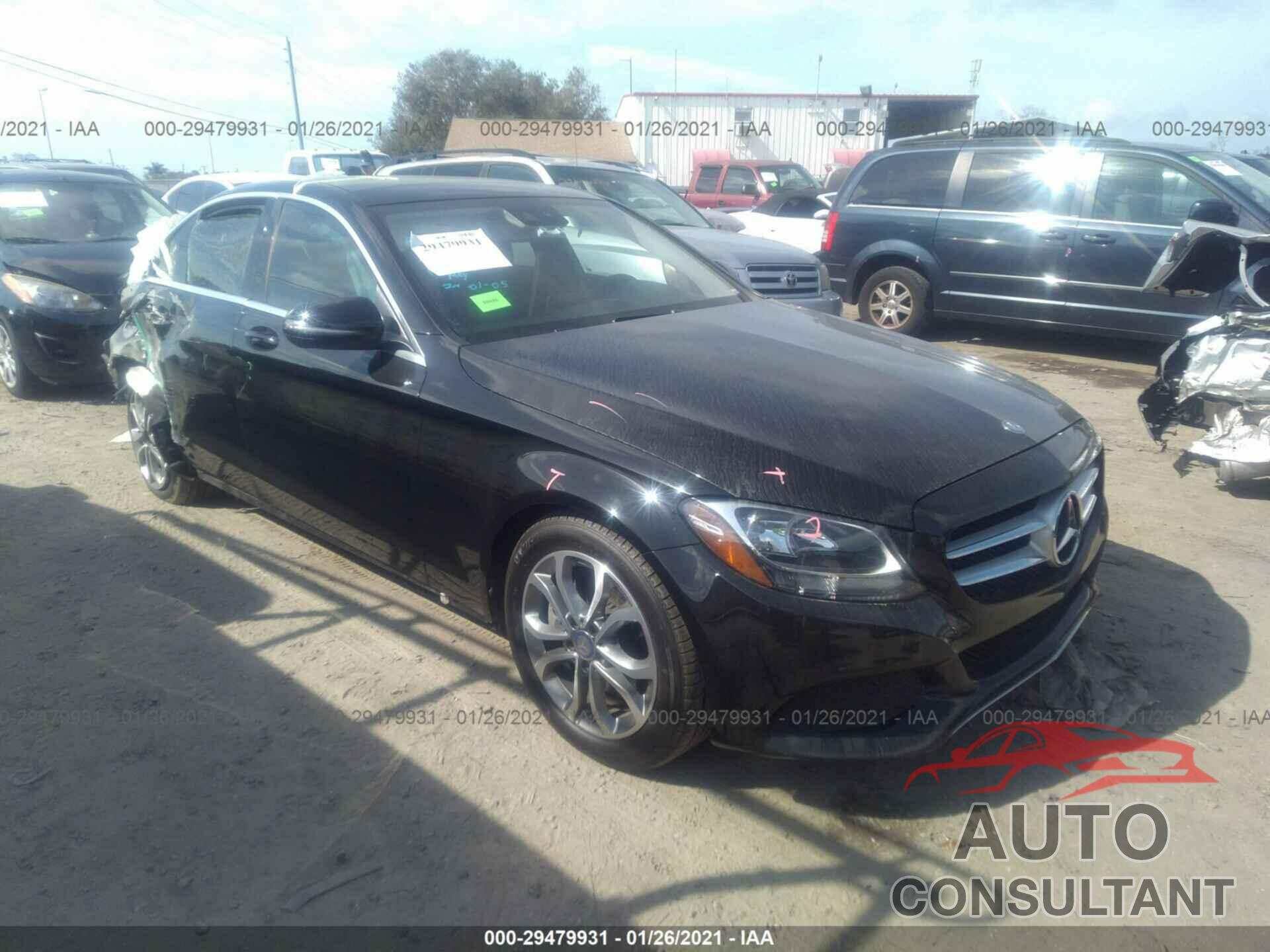 MERCEDES-BENZ C-CLASS 2017 - 55SWF4JB0HU197814