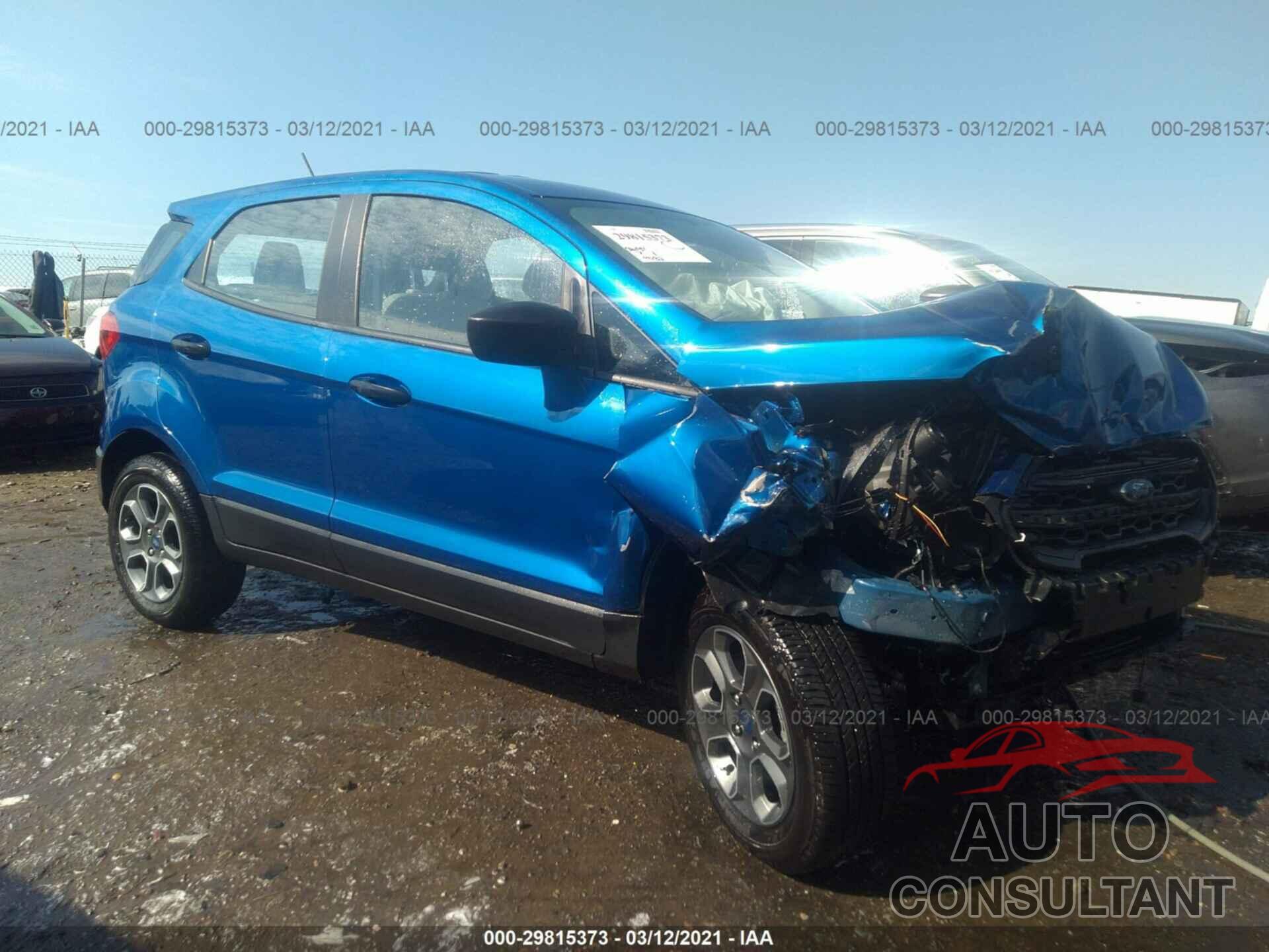 FORD ECOSPORT 2020 - MAJ3S2FEXLC365994