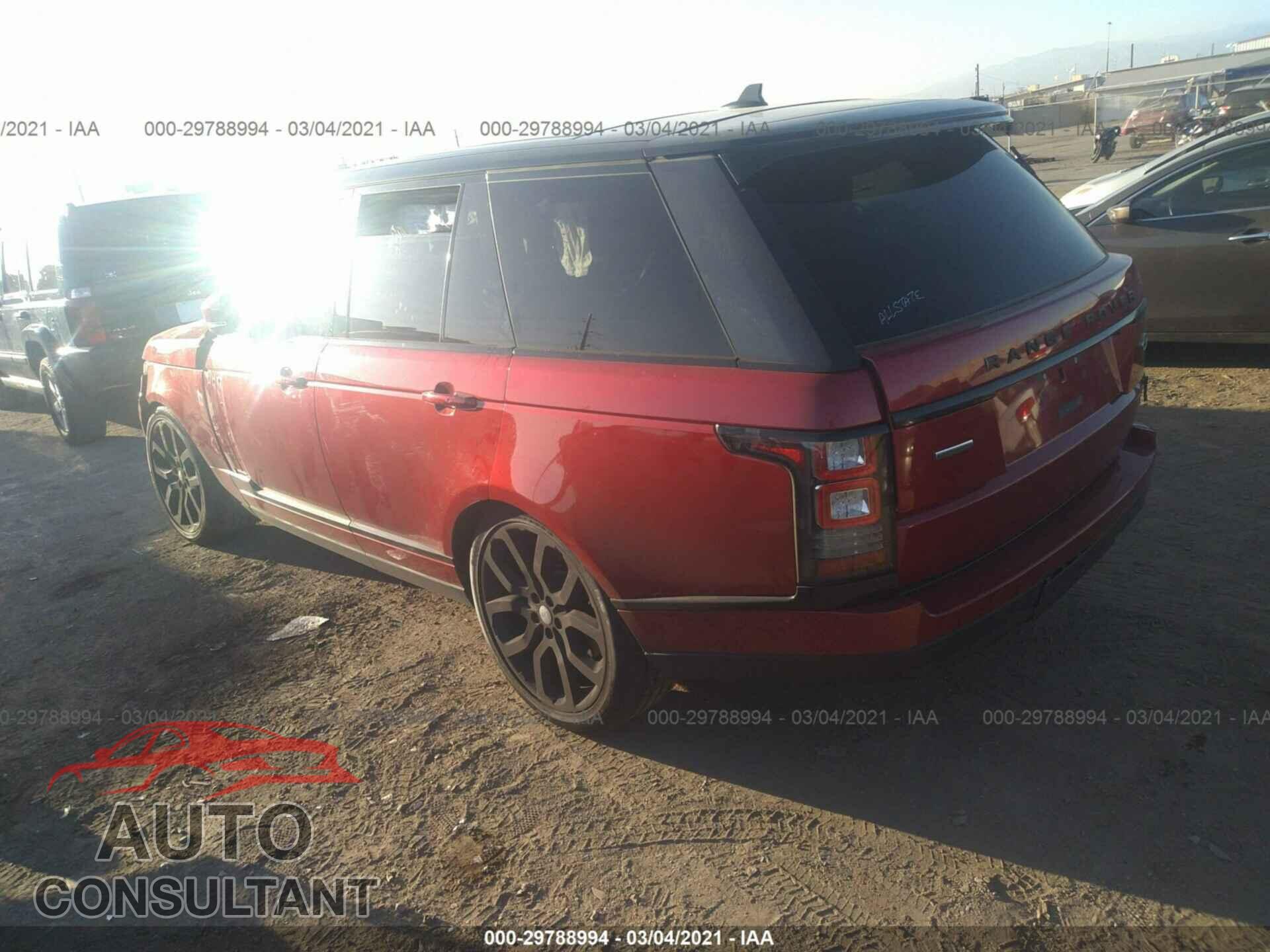 LAND ROVER RANGE ROVER 2016 - SALGS2EF8GA278661