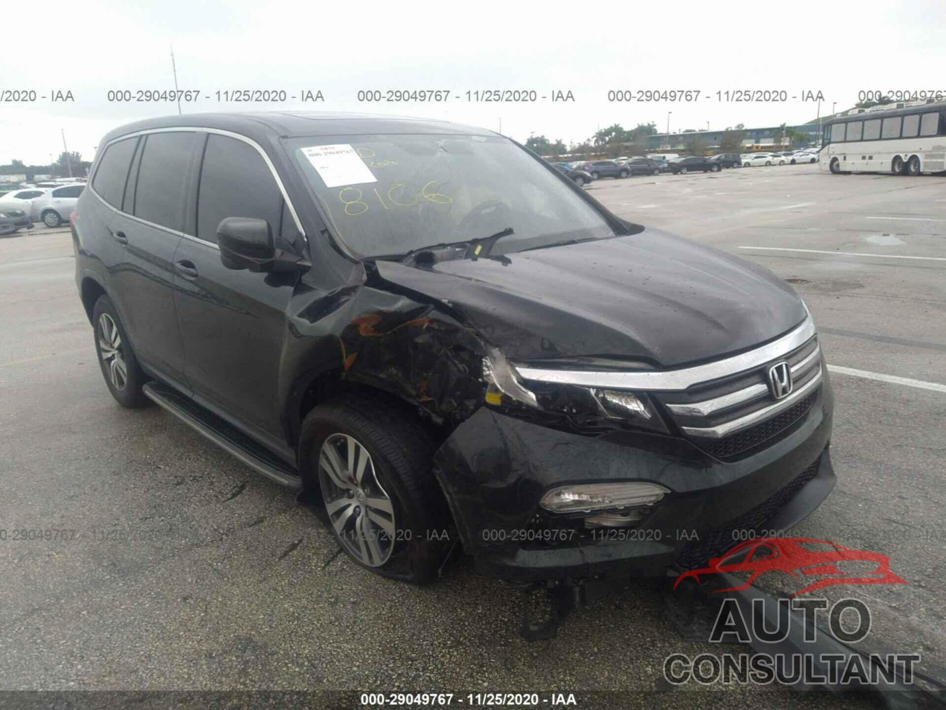 HONDA PILOT 2016 - 5FNYF5H75GB008106