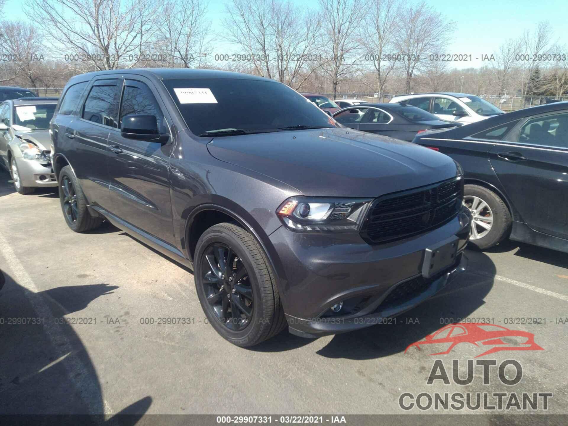 DODGE DURANGO 2018 - 1C4RDJAG0JC330475