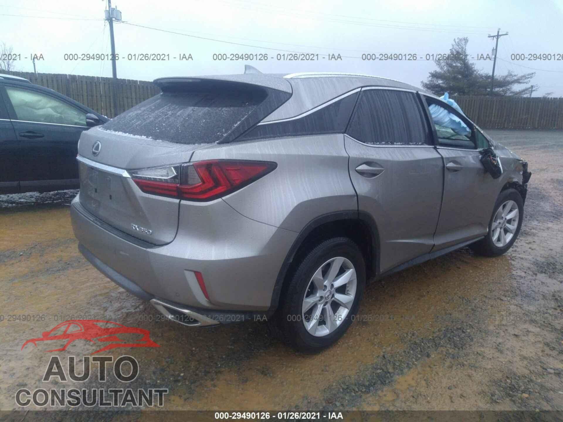 LEXUS RX 2017 - 2T2BZMCA2HC131745