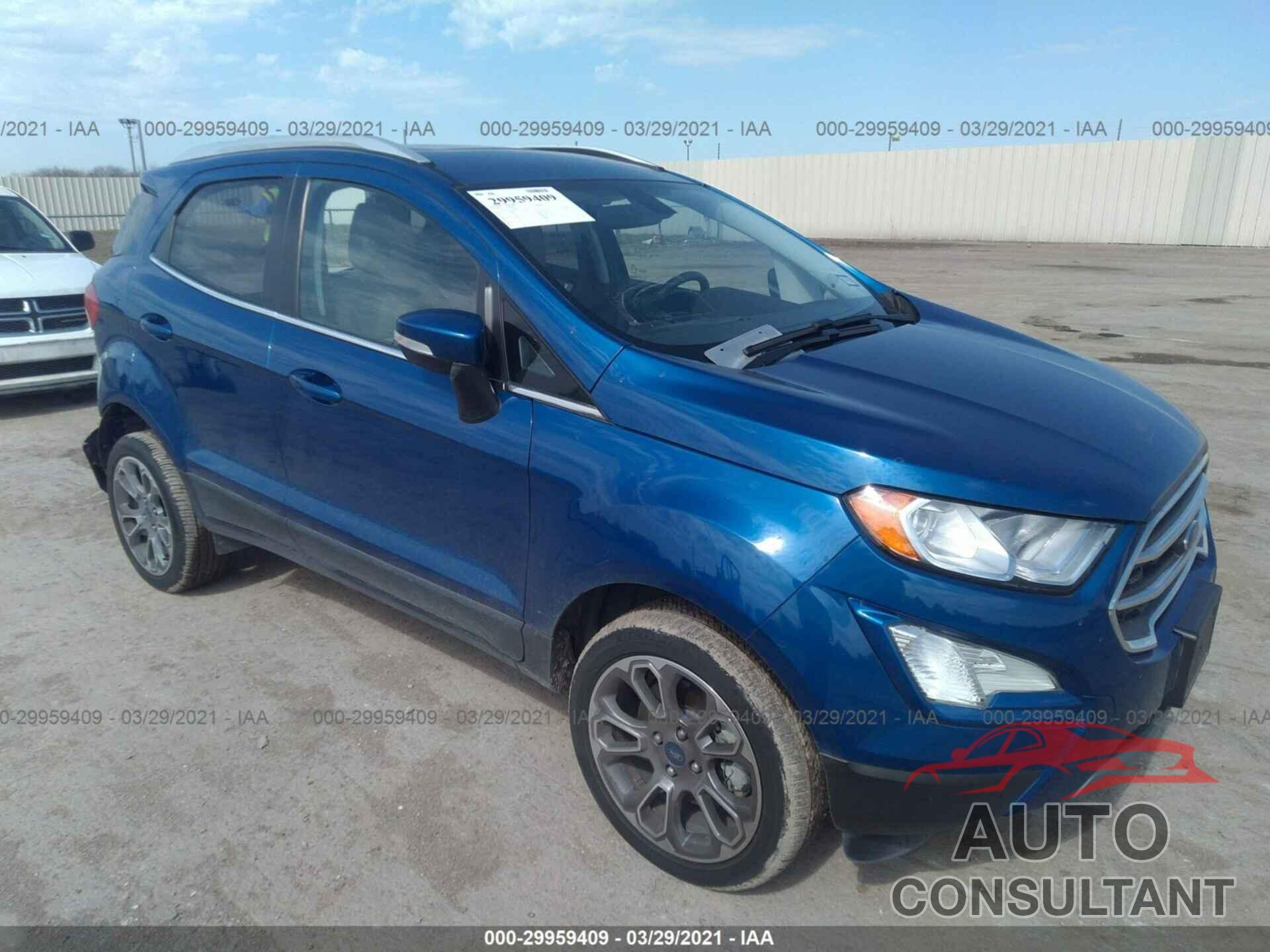 FORD ECOSPORT 2018 - MAJ6P1WL9JC246936