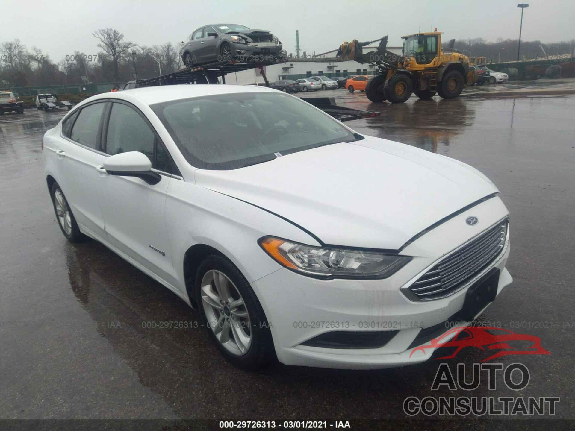 FORD FUSION HYBRID 2018 - 3FA6P0LU1JR214183