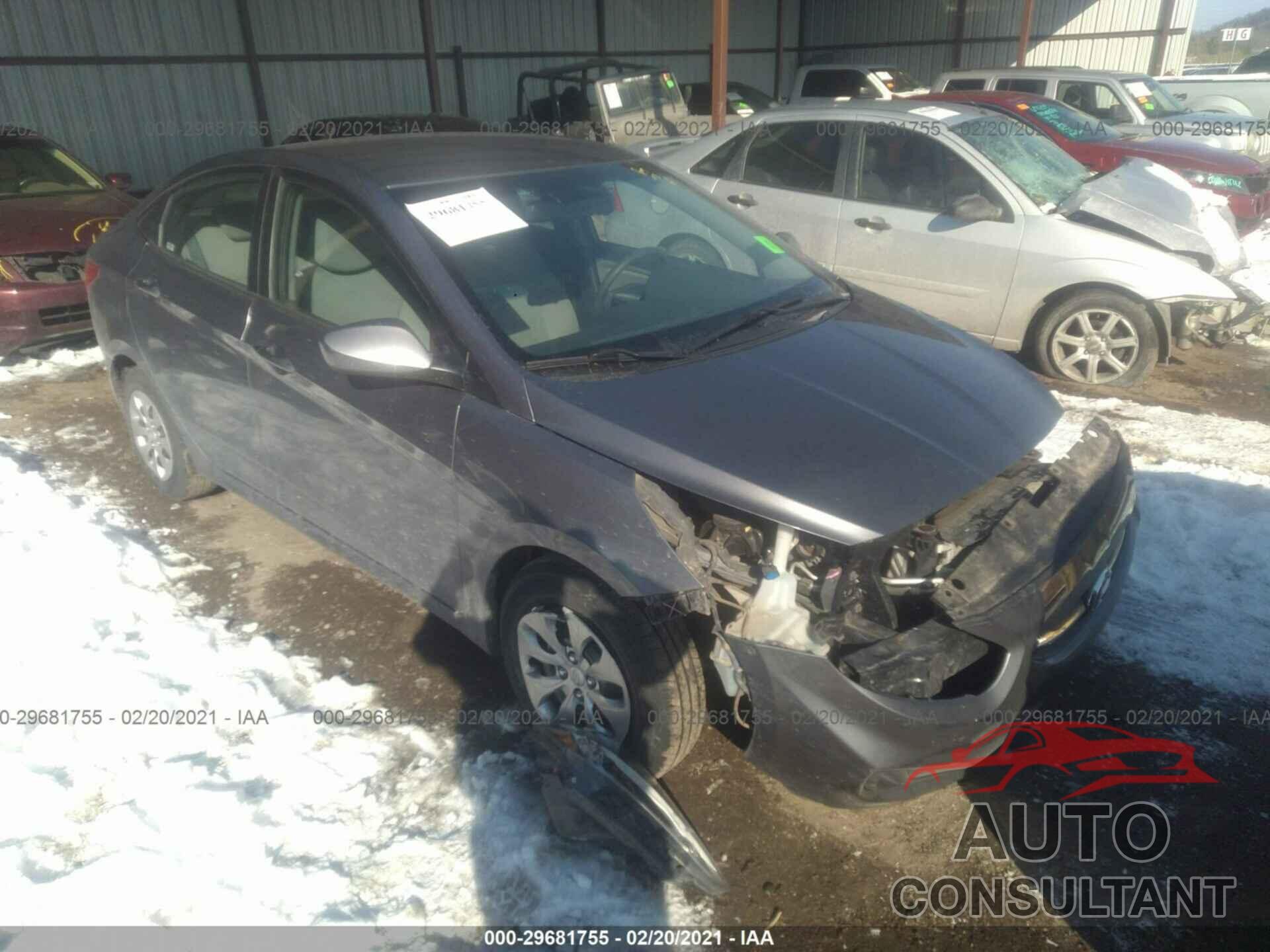 HYUNDAI ACCENT 2017 - KMHCT4AE1HU215022