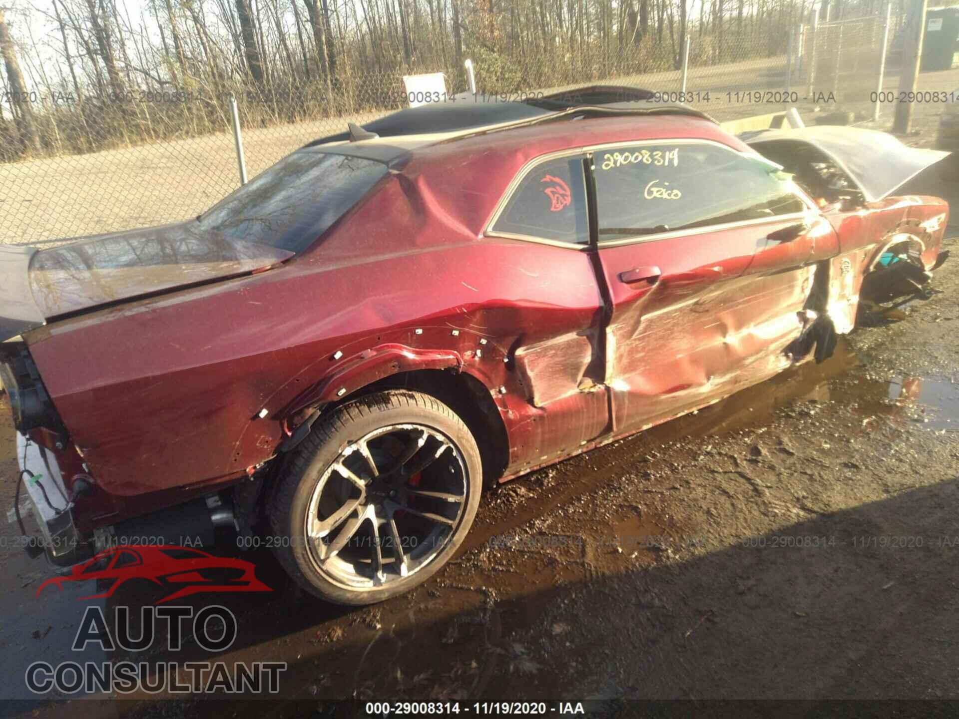 DODGE CHALLENGER 2020 - 2C3CDZC98LH201391