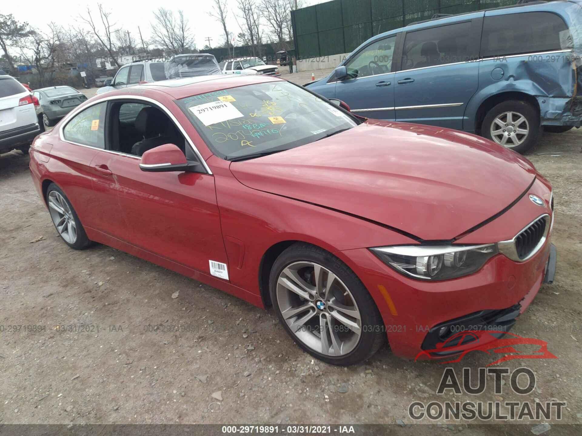 BMW 4 SERIES 2018 - WBA4W3C54JAC97603