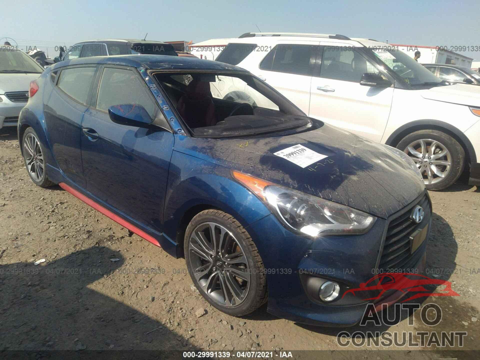 HYUNDAI VELOSTER 2016 - KMHTC6AE9GU271879