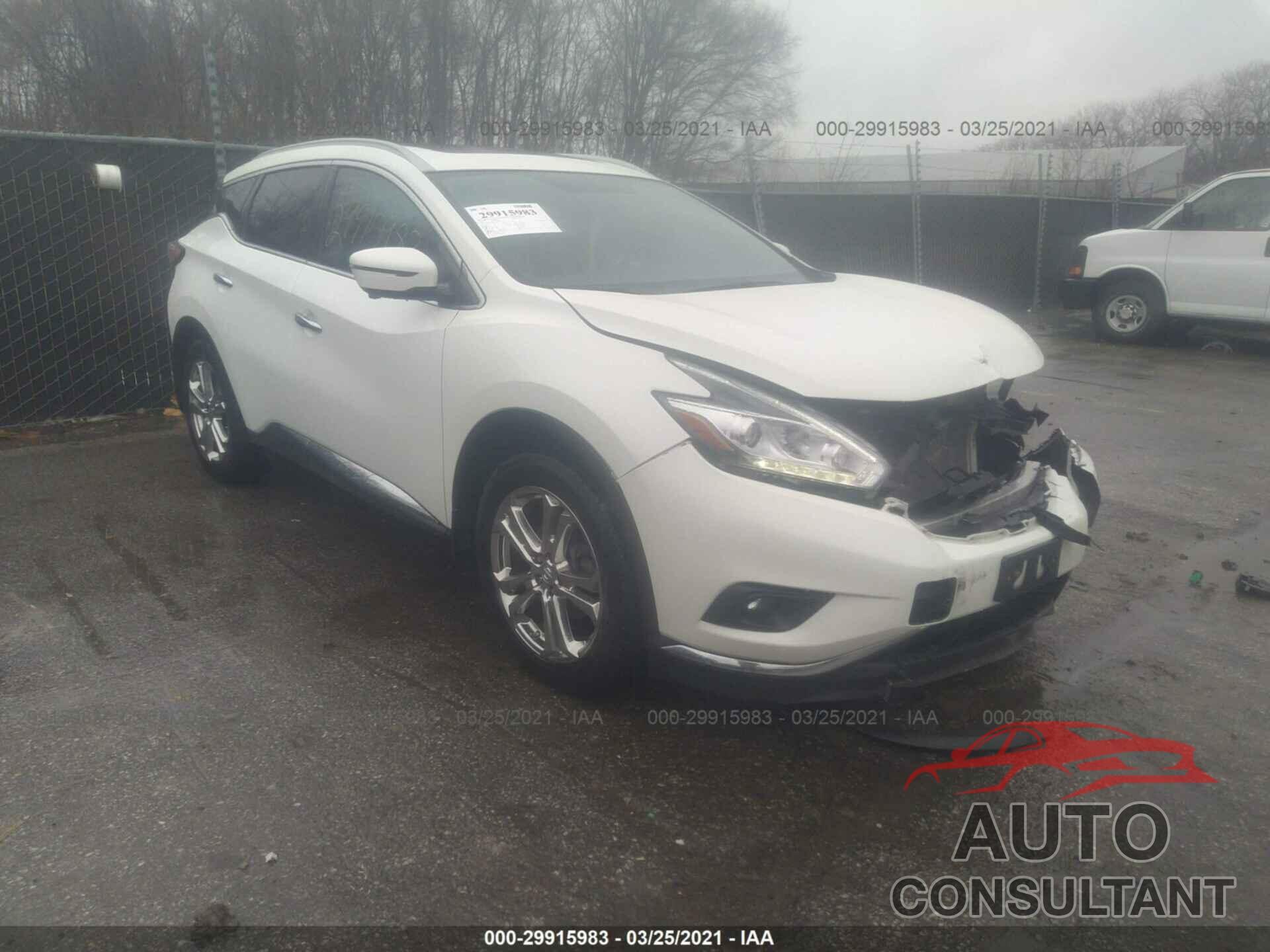 NISSAN MURANO 2018 - 5N1AZ2MH4JN144561