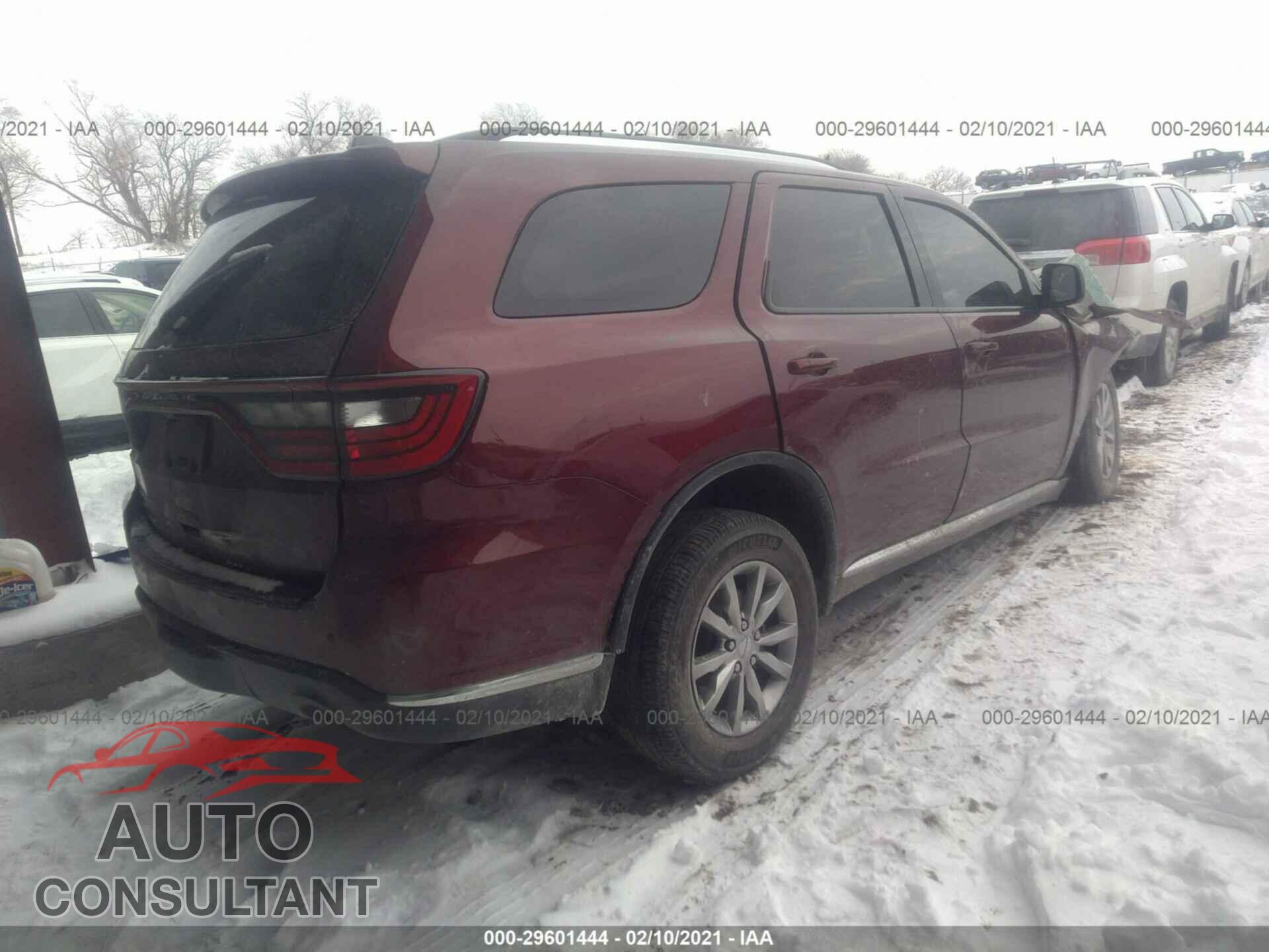 DODGE DURANGO 2017 - 1C4RDJAG5HC709997