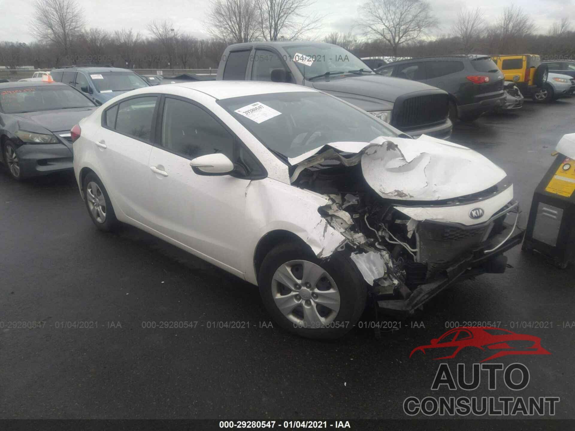 KIA FORTE 2016 - KNAFX4A66G5524134